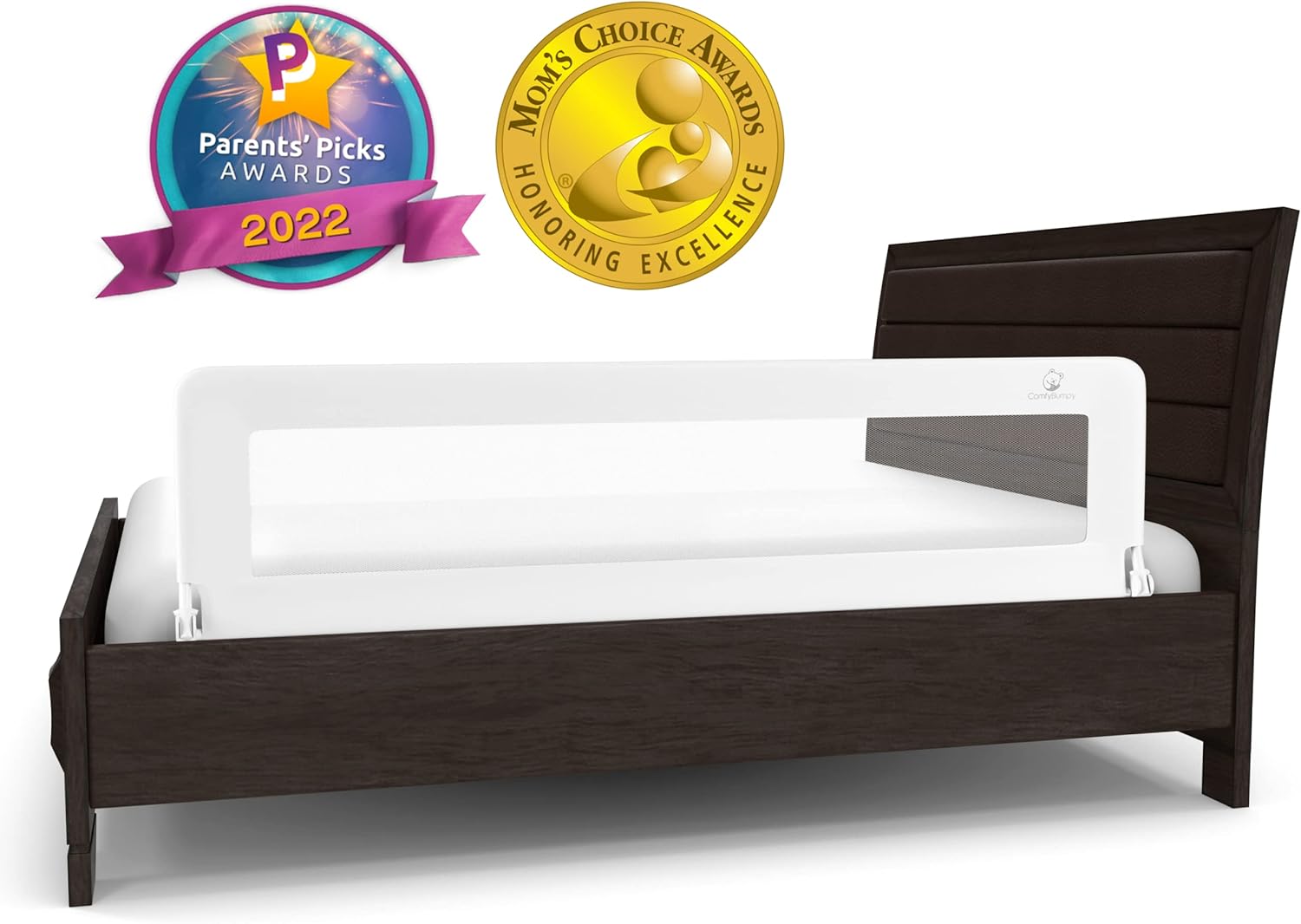 ComfyBumpy 59 inch Extra Long Toddler Bed Rails - Baby Bed Rail Guard for Kids,...