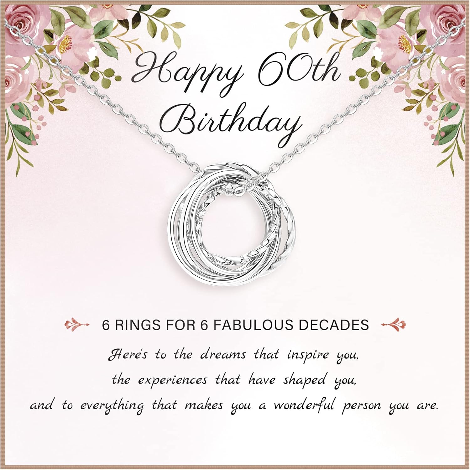 Birthday Gifts for Women 925 Sterling Silver Birthday Necklace 2 3 4 5 6 7 Decad...