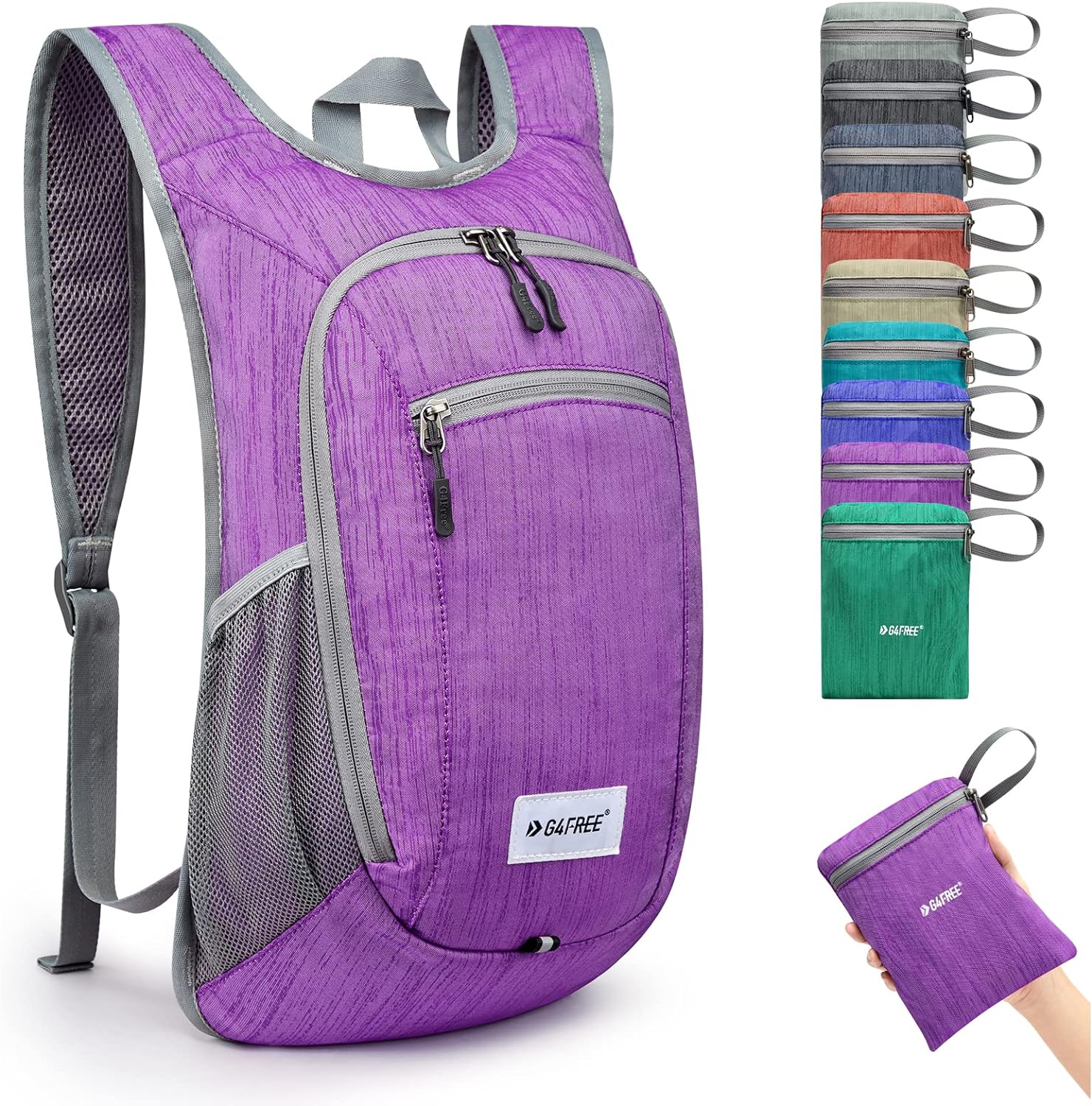 G4Free 10L/15L Hiking Backpack Lightweight Packable Hiking Daypack Small Travel...