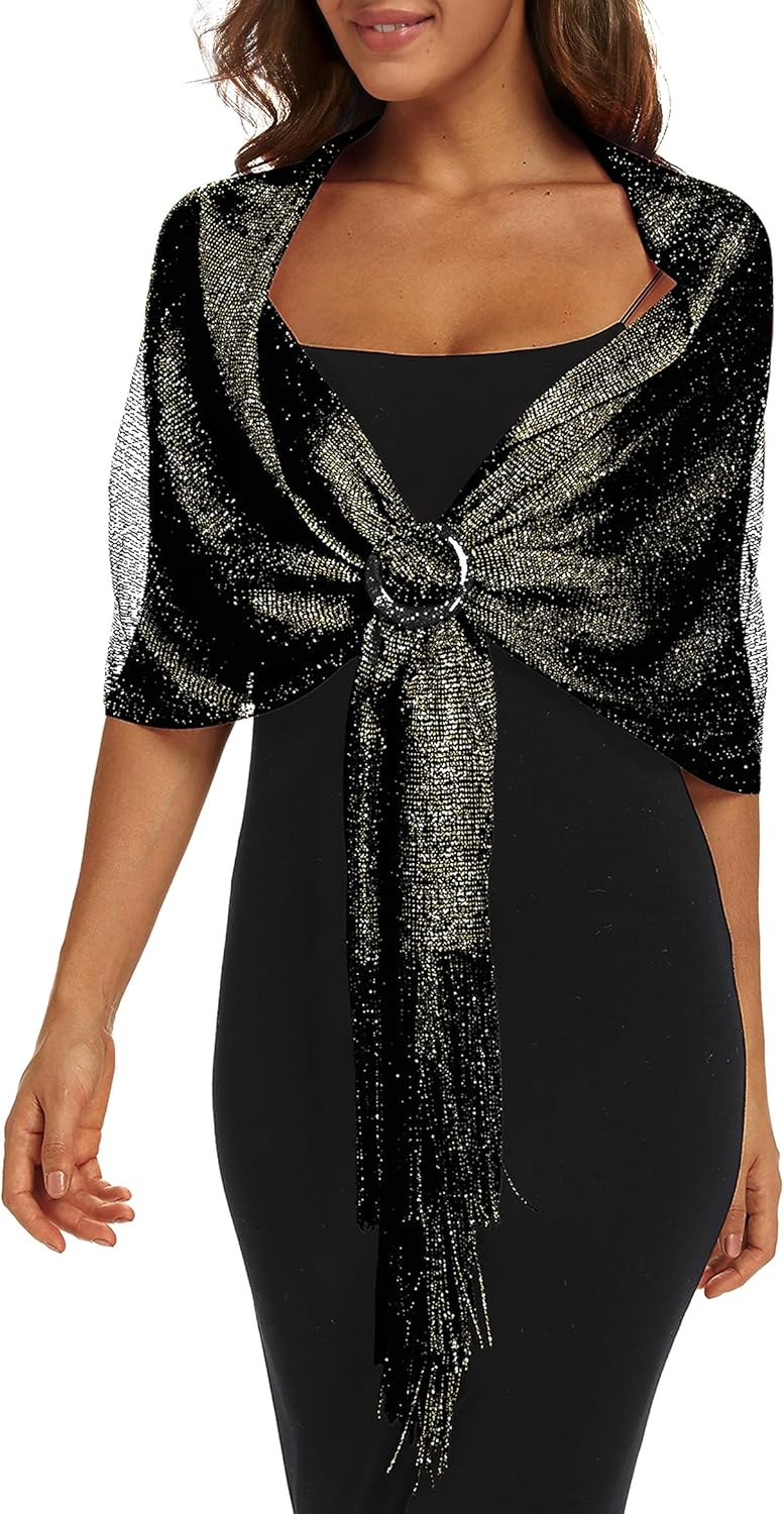 Rheane Shawls and Wraps for Evening Dresses Shawl Wraps for Women with Buckle fo...