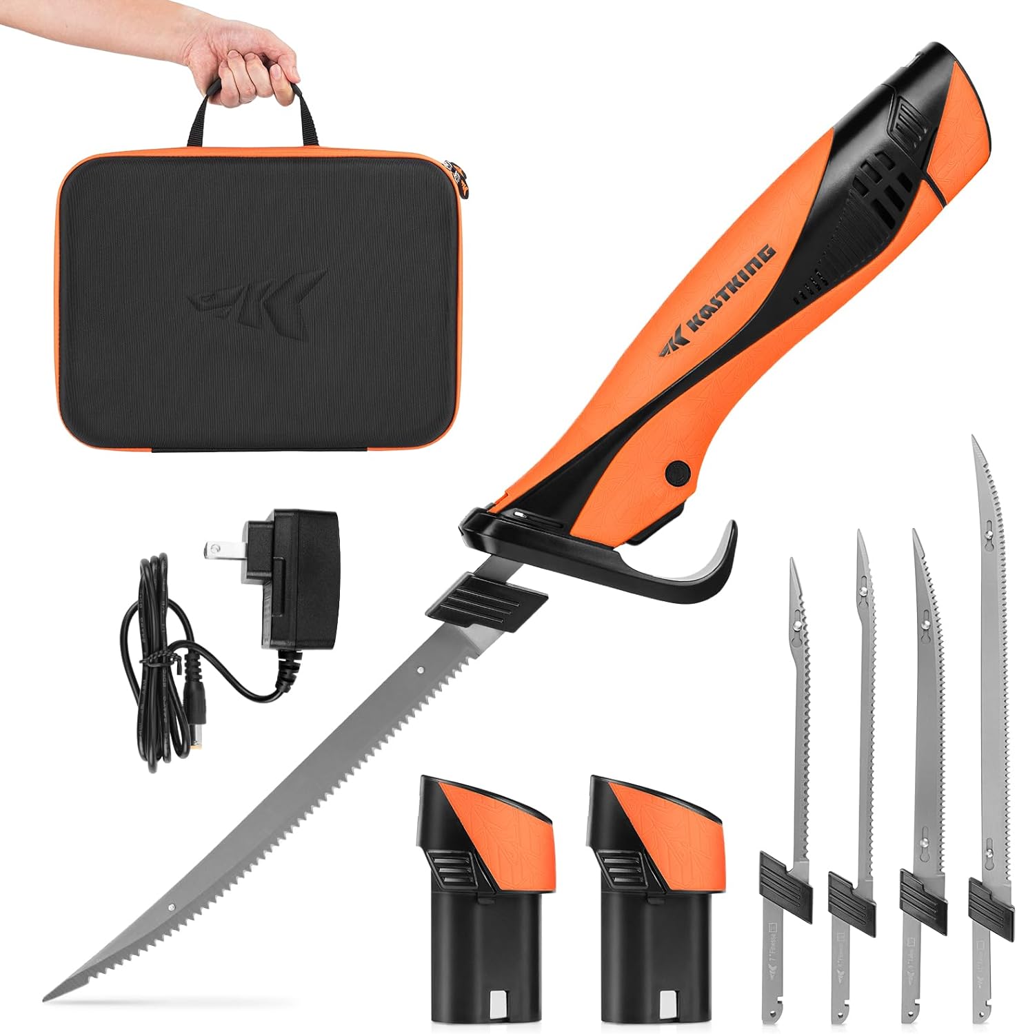 KastKing Speed Demon Pro Lithium-ion Electric Fillet Knife - Cordless Rechargeab...