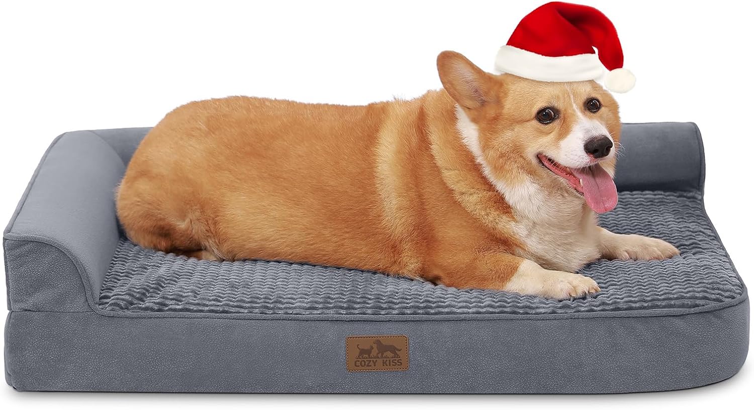 Orthopedic Dog Bed for Medium Dogs,Waterproof Dog Sofa Beds Medium, Supportive F...
