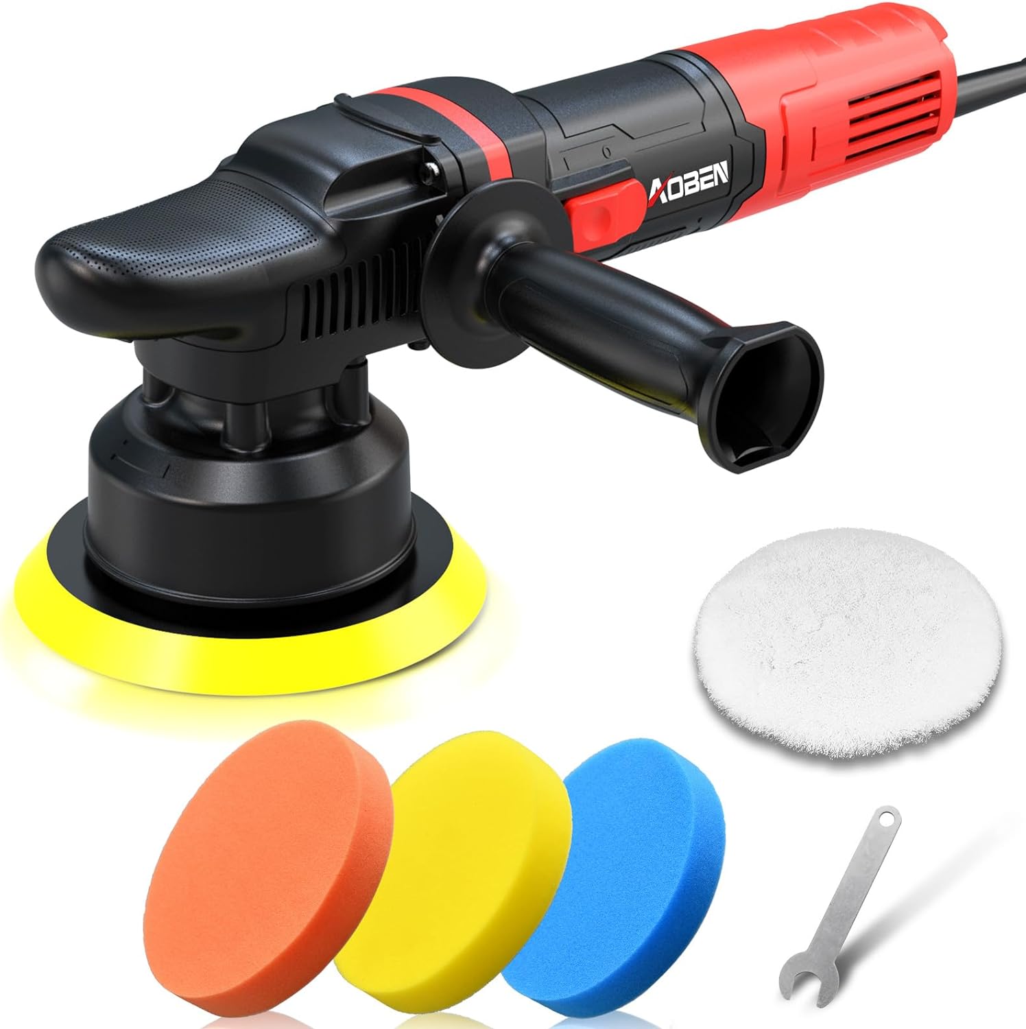 AOBEN Car Buffer Polisher,6 inch Dual Action Polisher,Random Buffer Polisher kit...
