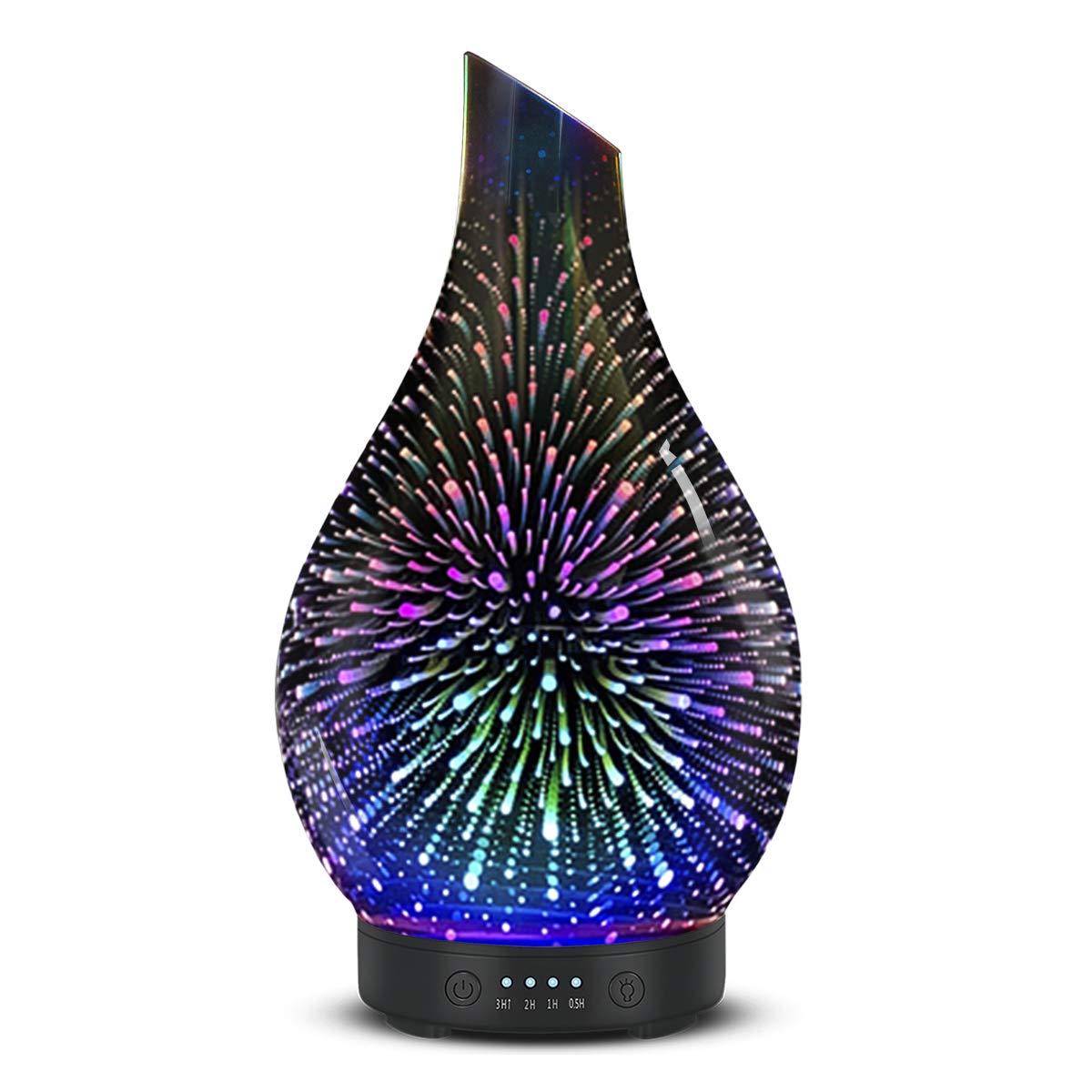 Essential Oil Diffuser Aromatherapy Diffuser- 120 ml Glass Ultrasonic Cool Mist...
