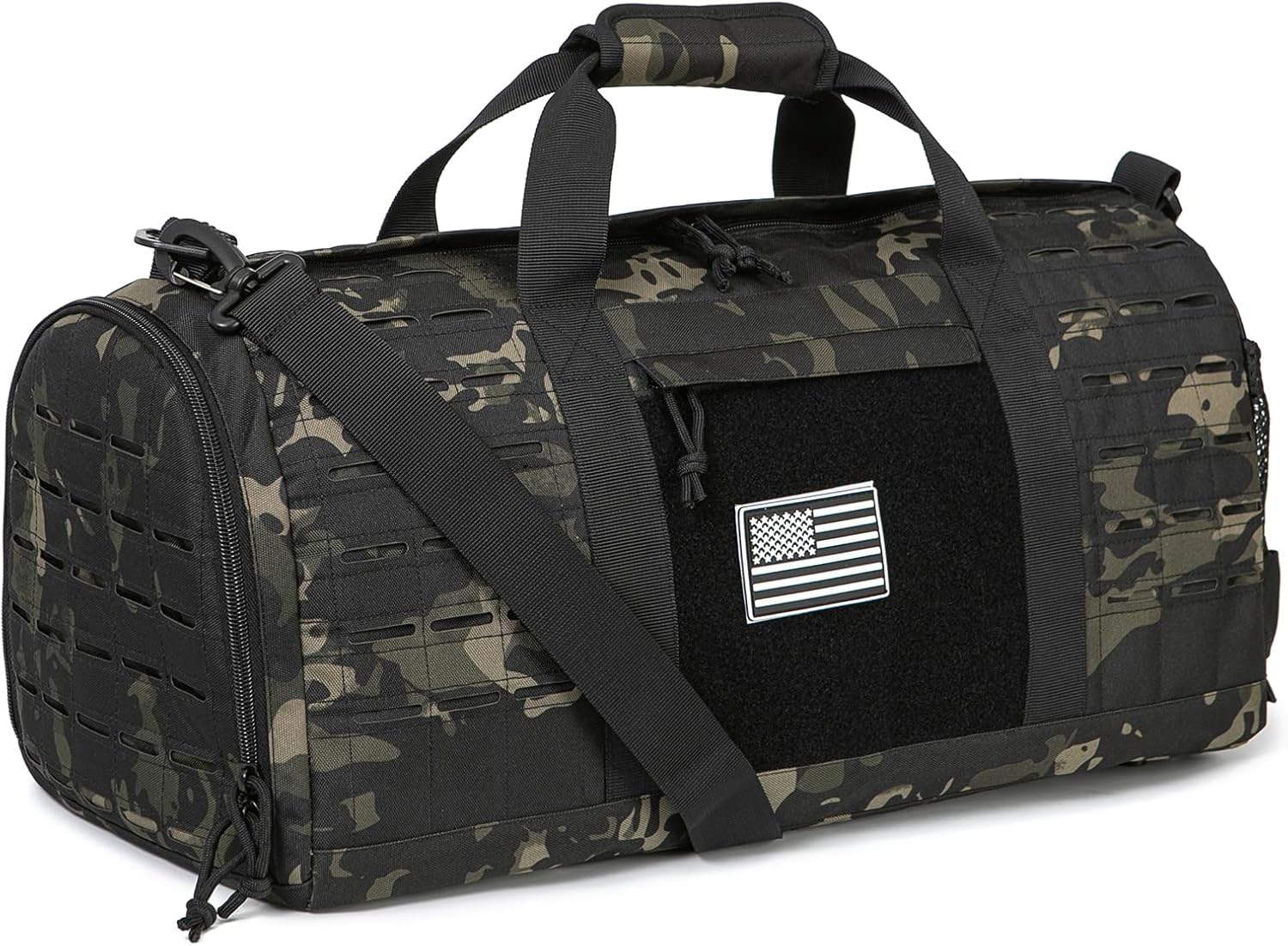 QT&QY 40L Military Tactical Duffel Bag For Men Sport Gym Bag Fitness Tote Travel...