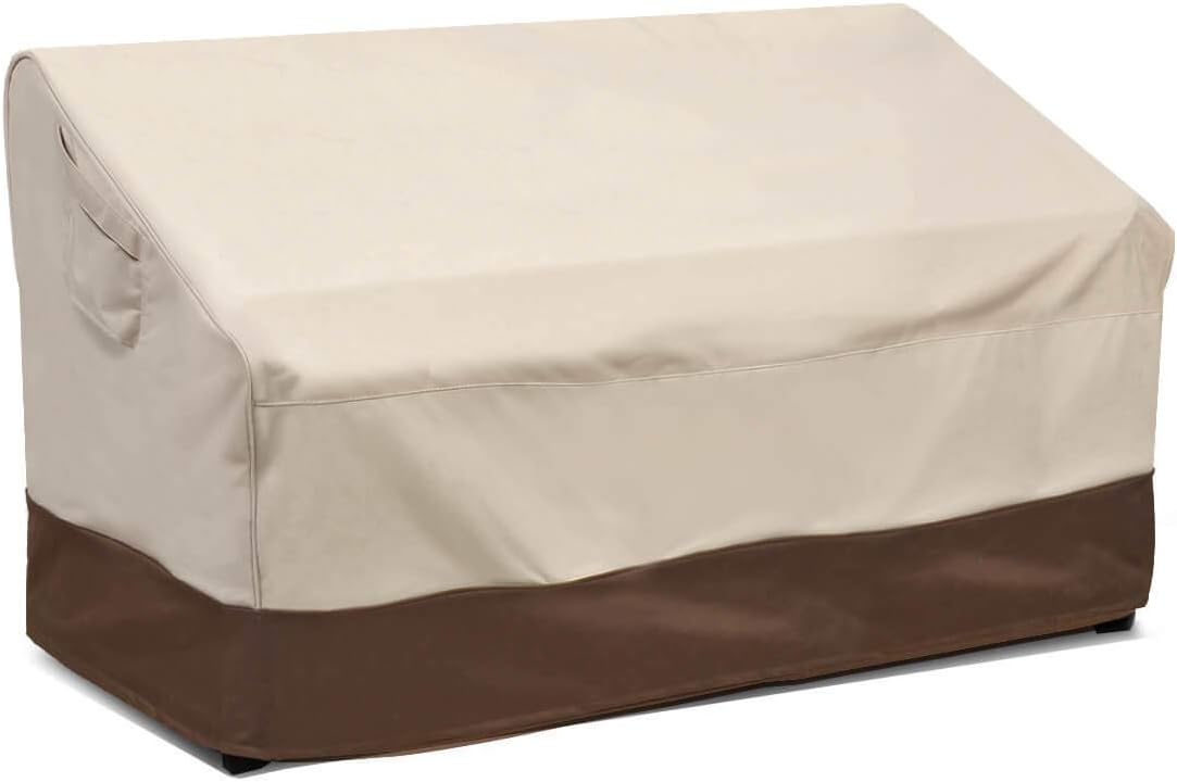 Vailge 2-Seater Heavy Duty Patio Bench Loveseat Cover, 100% Waterproof Outdoor S...