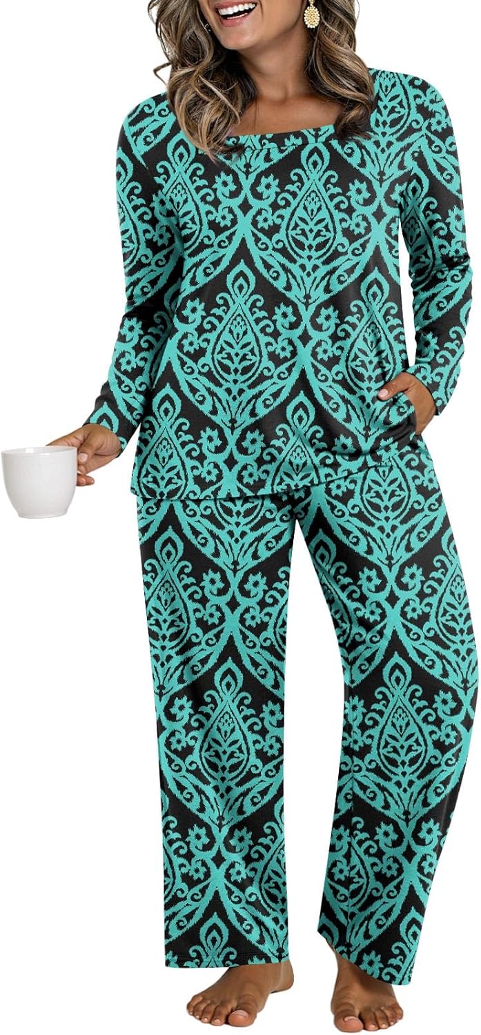 HOTGIFT Plus Size Womens Pajama Sets Lounge Pj Sets Women Loungewear Sleepwear S...