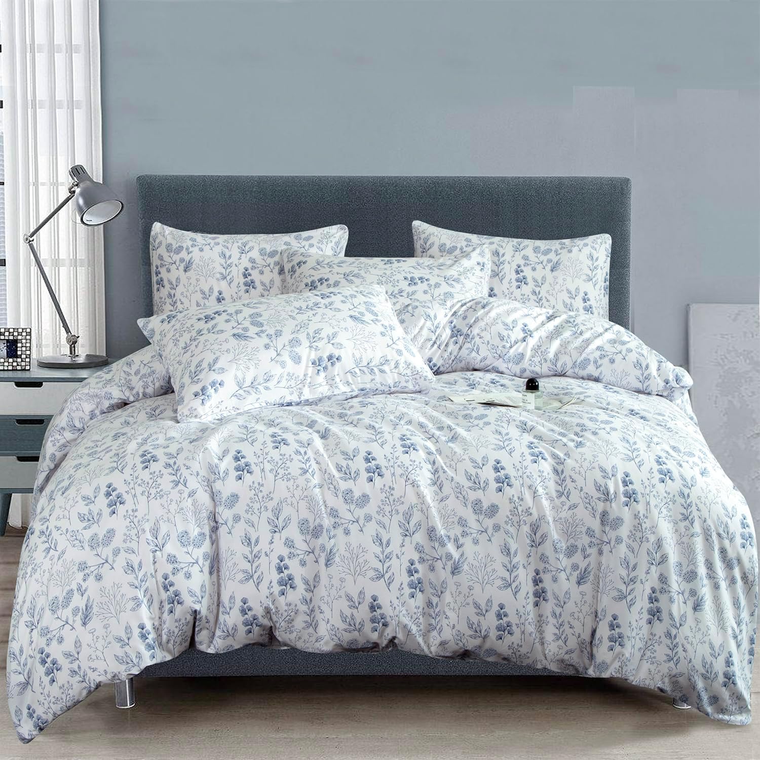 Floral Comforter Set Twin 2 Pieces Soft Bedding Comforter Set Garden Style Chic...