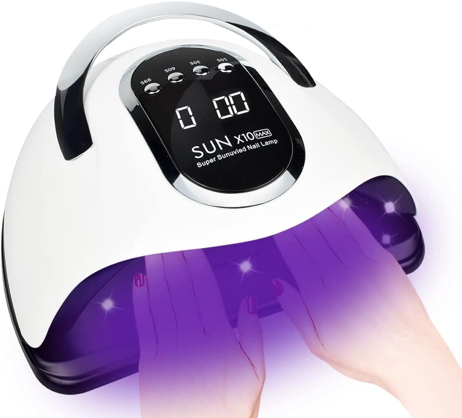 280W UV LED Nail Lamp, Fast Nail Curing Lamps for...