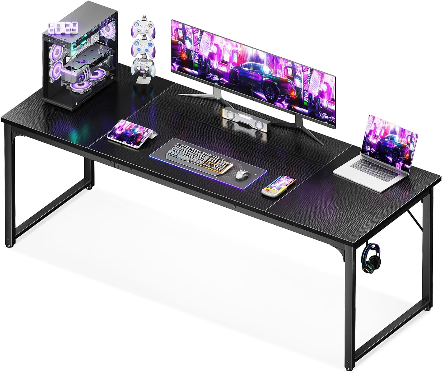 Coleshome 71 Inch Computer Desk, Modern Simple Style Desk for Home Office, Study...