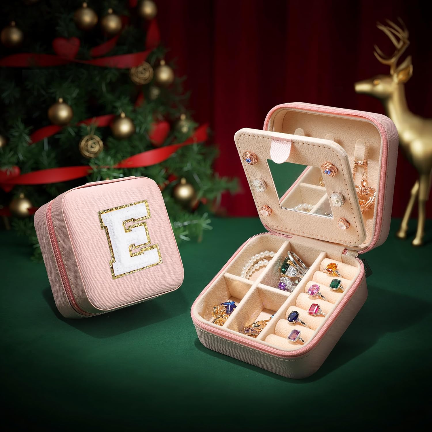 Parima Christmas Gifts for Women Teen Girls - 2024 Travel Jewelry Case Gifts Ide...