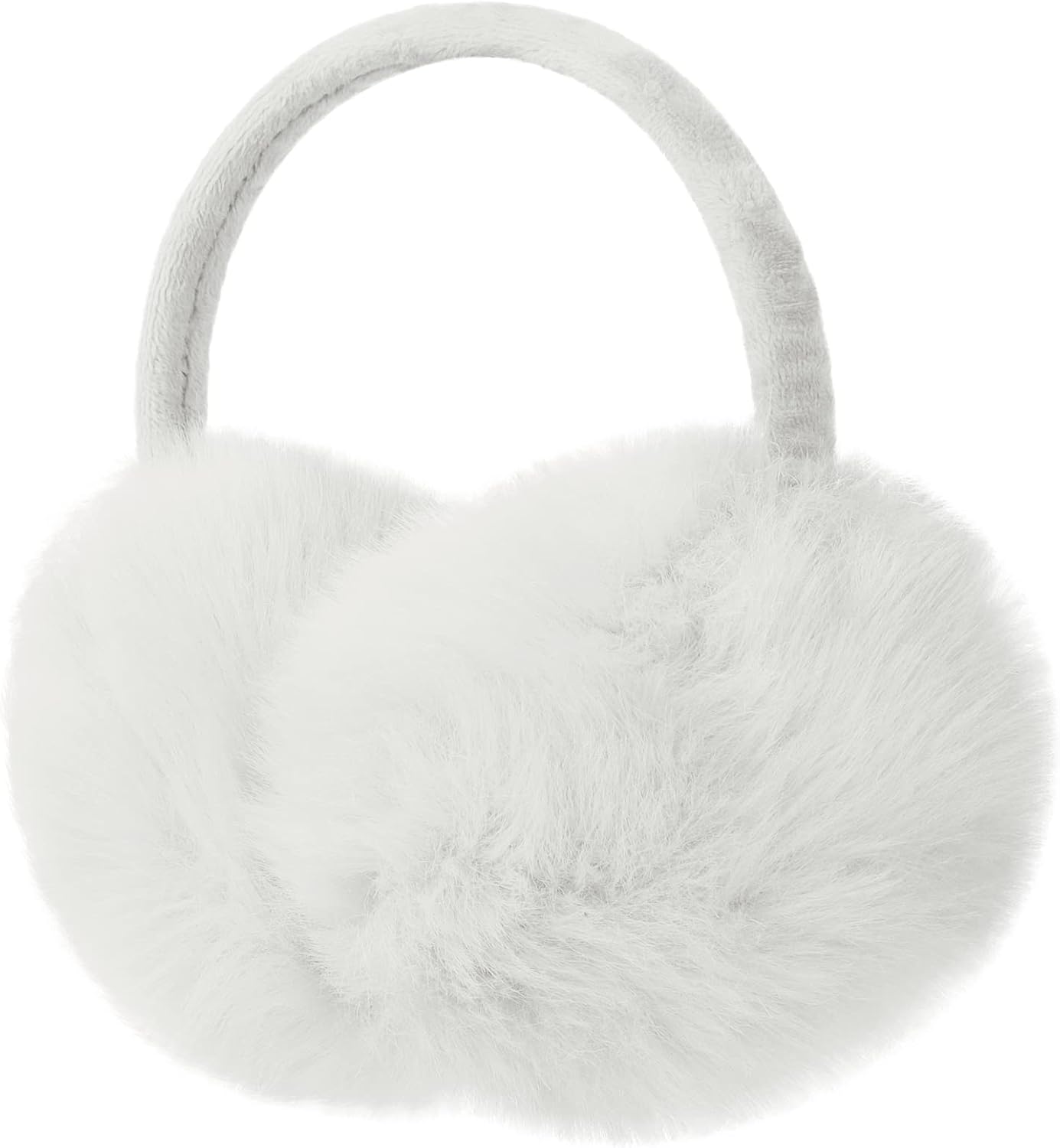 Justay Comf Foldable Ear Muffs Women Soft Thermal Fluffy Faux Fur Ear Warmers Ea...