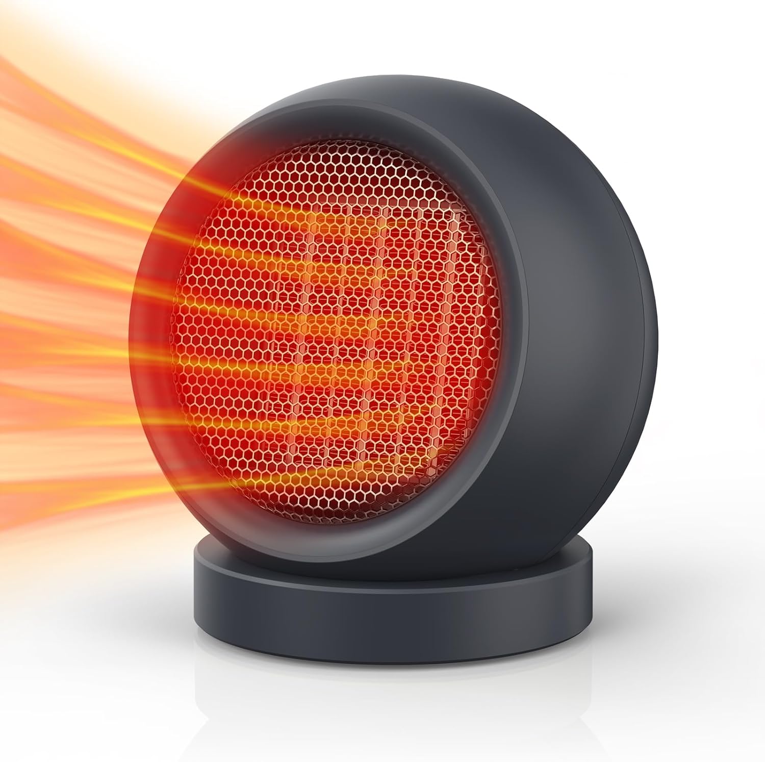 Space Heater,PTC Ceramic Electric Desk Heater High...