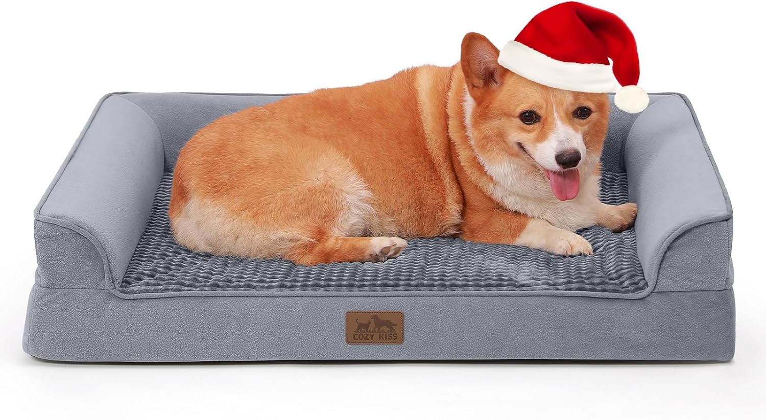 Orthopedic Dog Bed for Medium Dogs,Waterproof Dog Sofa Beds Medium, Supportive F...