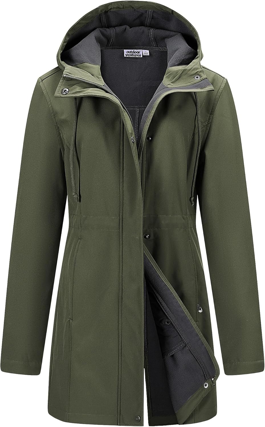 Outdoor Ventures Softshell Jacket Ladies Rain Jacket Functional Rain Coat Windbr...
