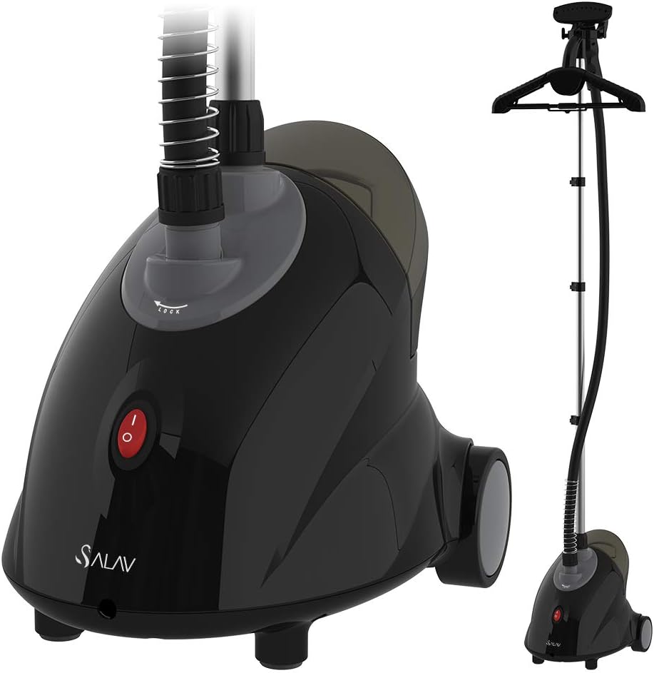 SALAV® GS18-DJ Standing Garment Steamer with Roll Wheels for Easy Movement, 1.8L...