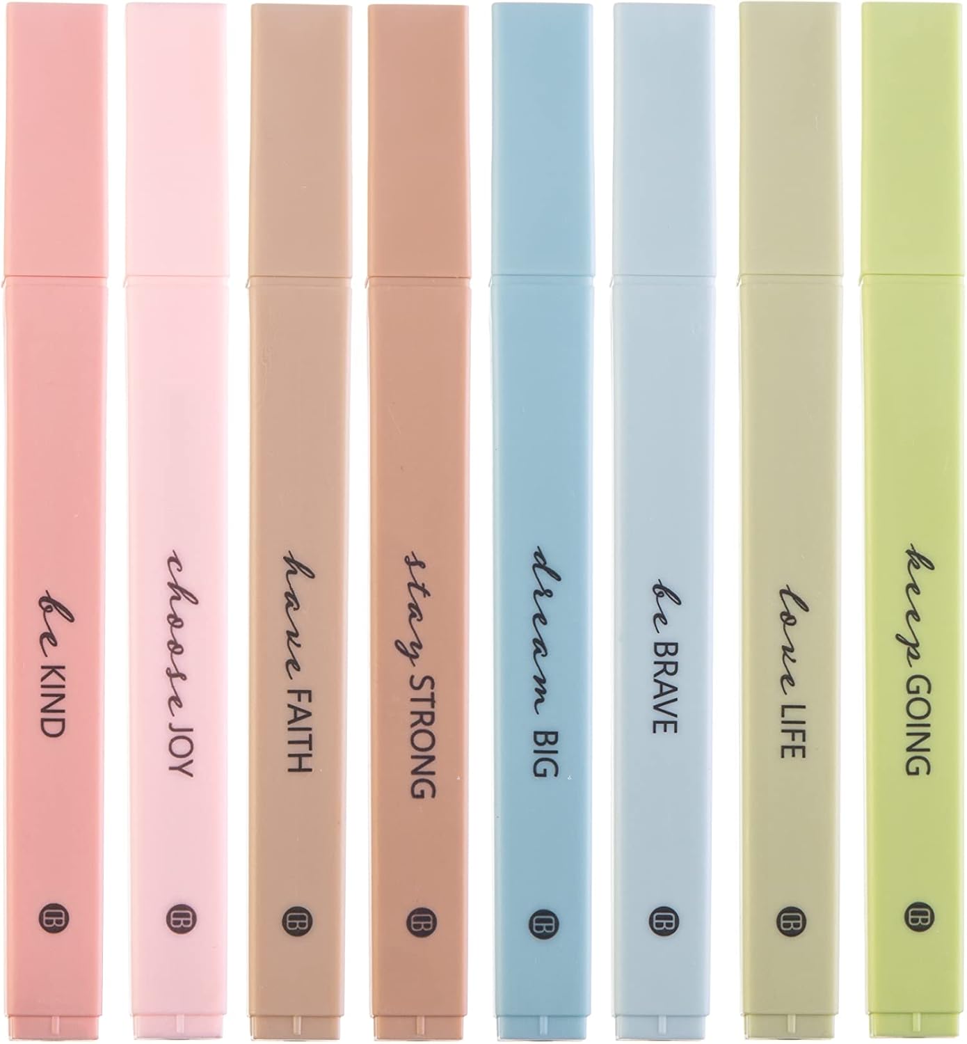 DIVERSEBEE Bible Highlighters with Soft Chisel Tip, 8 Pack Assorted Colors Pens...