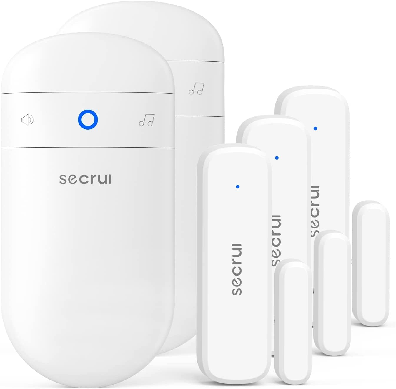 SECRUI Door Chime with Adjustable Volume –Wireless Entry Alert with 52 Chimes –...