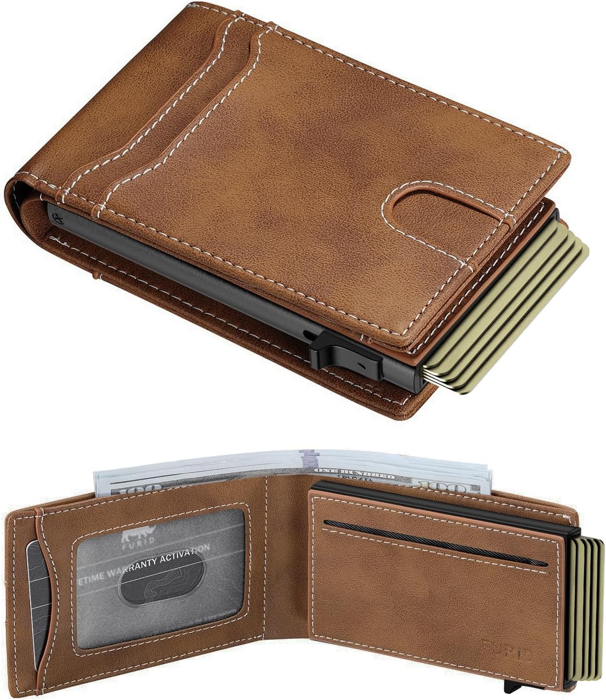 furid Card Wallet For Men Slim: Smart Wallet - Rfid Minimalist Front Pocket with...