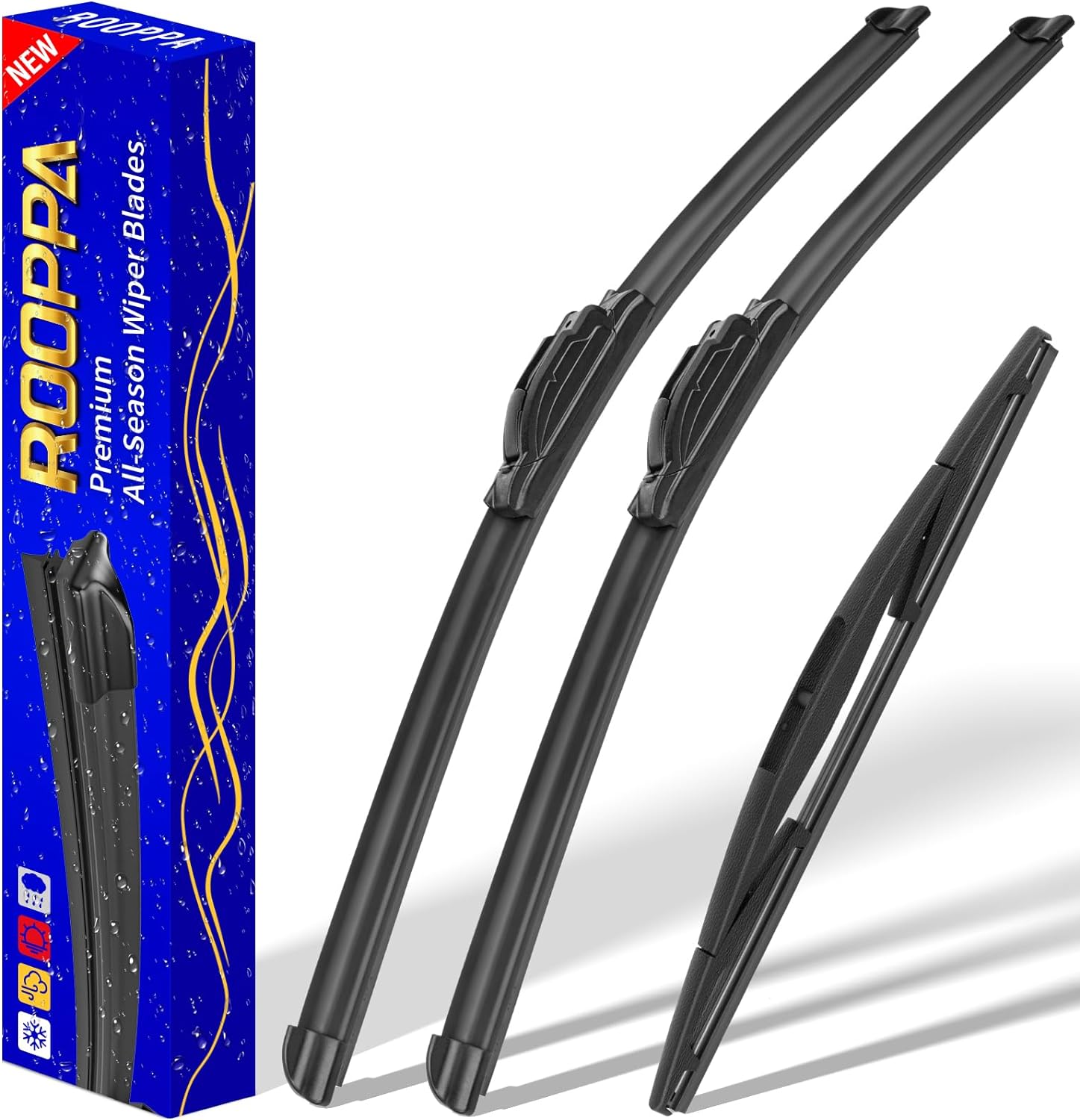 3 wipers Replacement for 2017-2021 2022 Honda CRV CR-V, Windshield Wiper Blades...