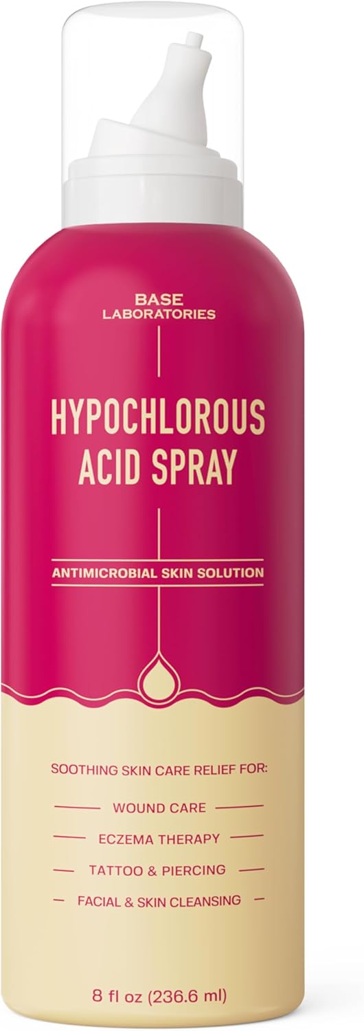 BASE LABORATORIES Hypochlorous Acid Spray for Skin & Face | Healing Magic Molecu...