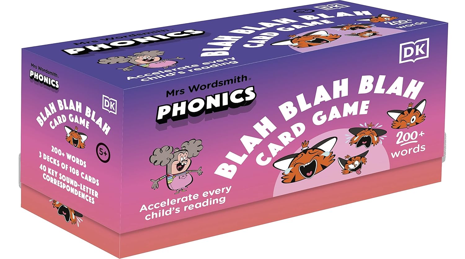 Mrs Wordsmith Phonics Blah Blah Blah Card Game, Kindergarten & Grades 1-2: Accel...