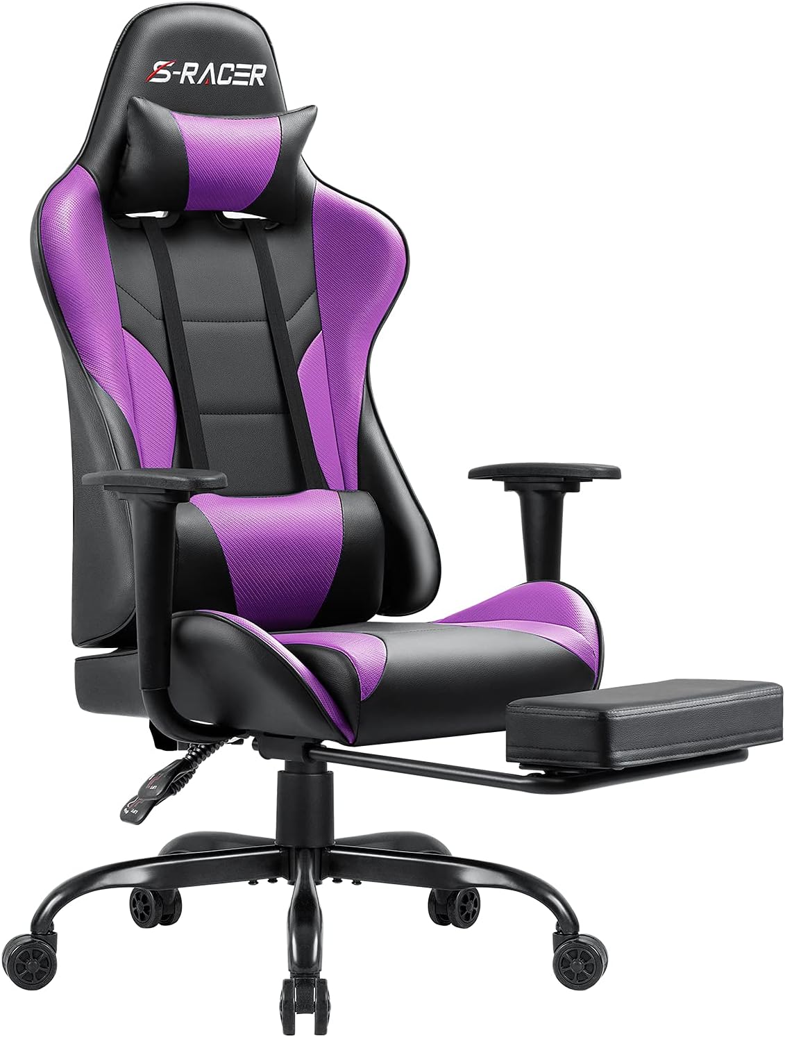 Homall Gaming Chair Computer Office Chair Ergonomic Desk Chair with Footrest Rac...