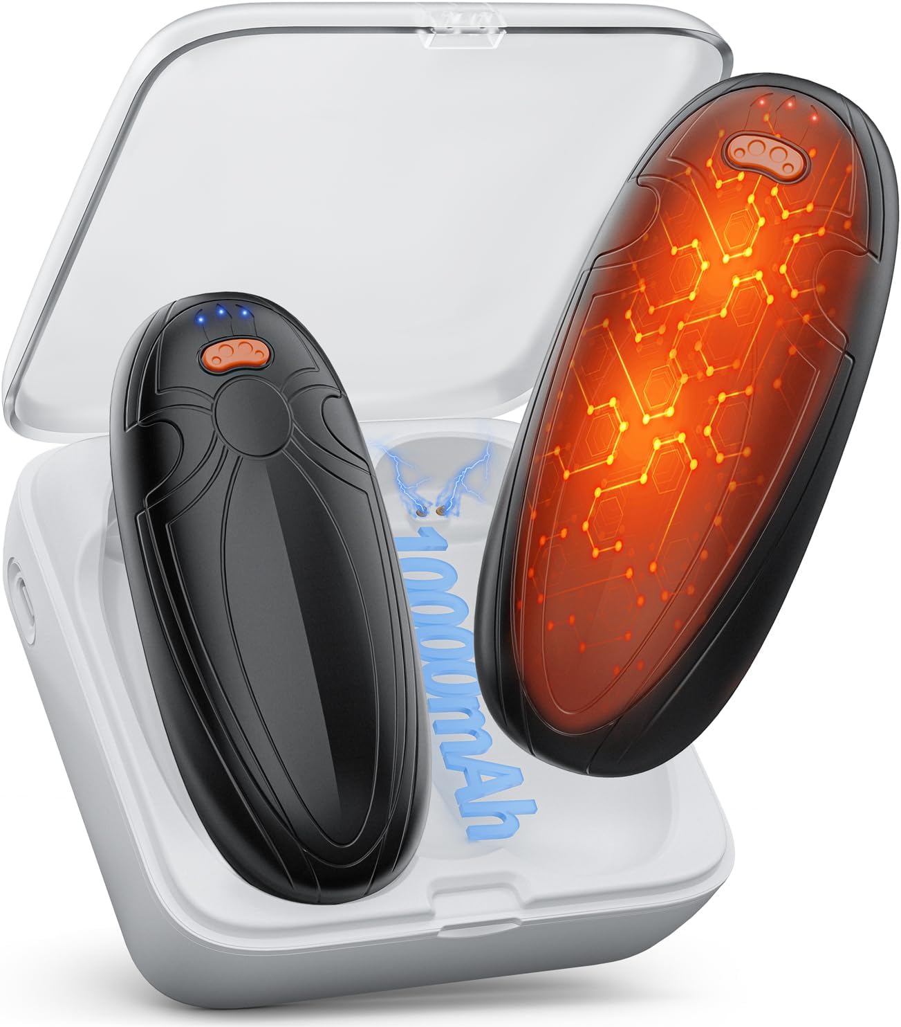 Hand Warmers Rechargeable 2 Pack, 14000mAh Electric Hand Warmers with Charging C...