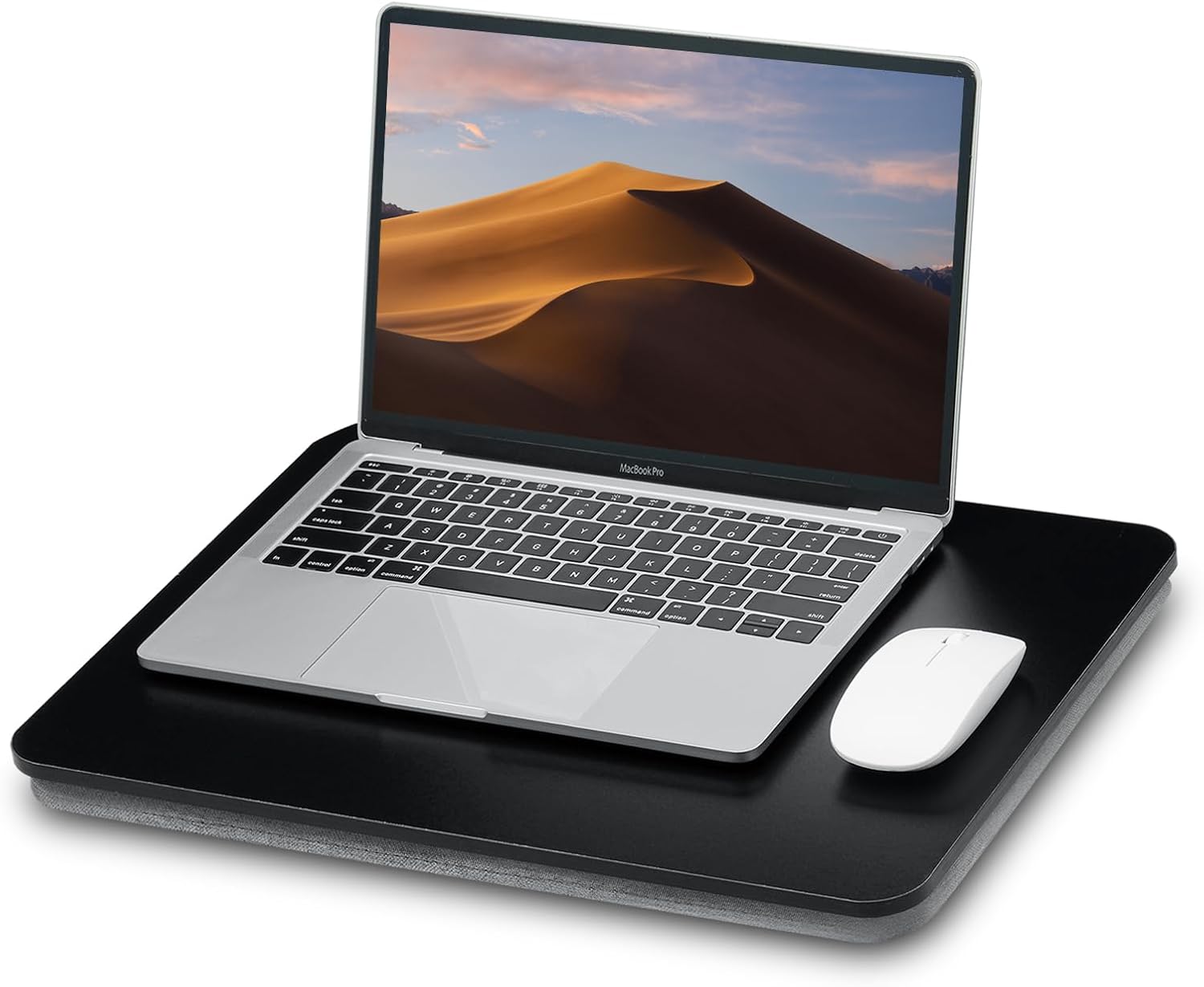 Portable Lap Laptop Desk with Pillow Cushion, Fits up to 15.6 inch Laptop, Lap S...