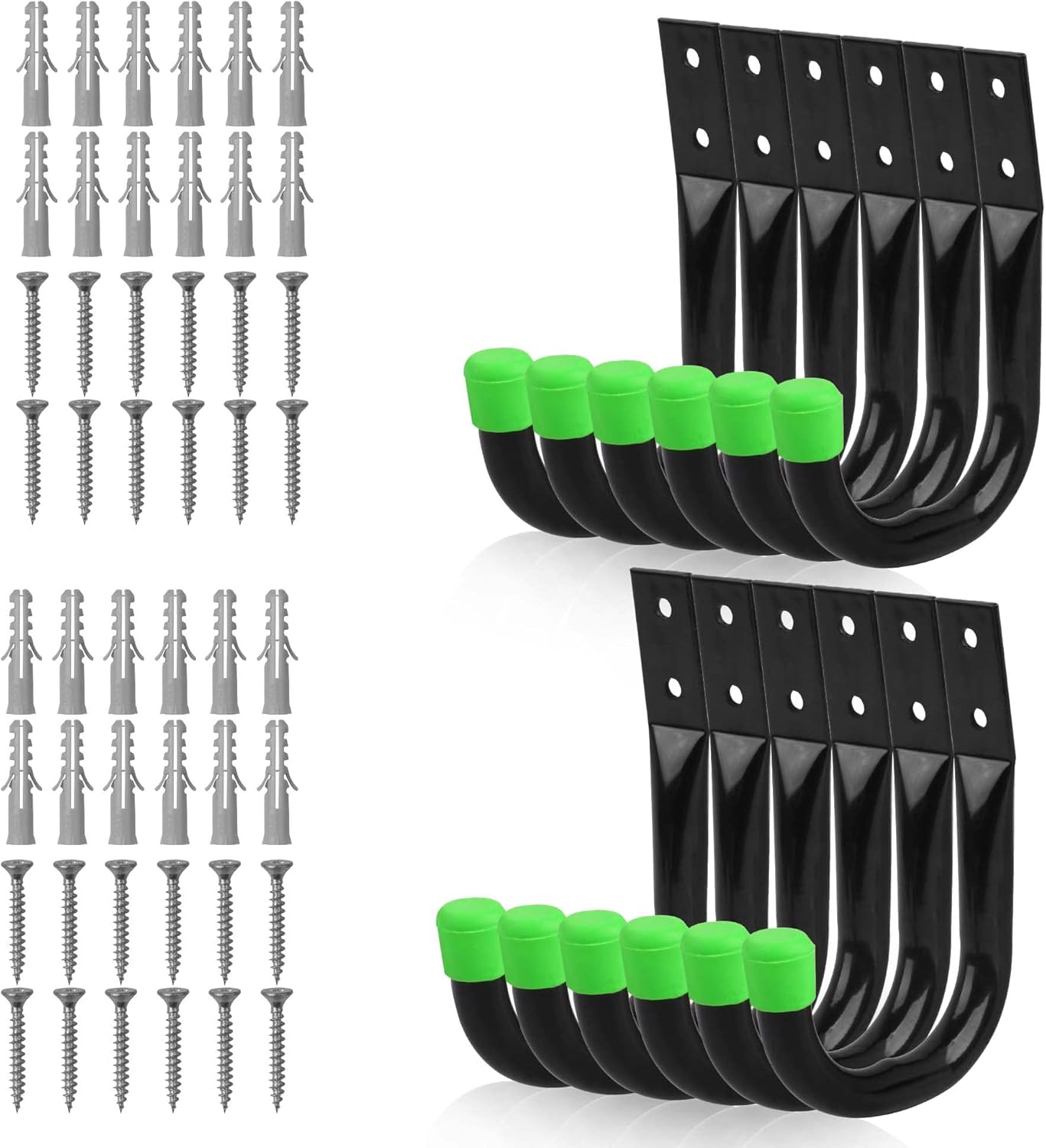 SWANLAKE Heavy Duty Garage Storage Utility Hooks, Utility Hooks for Garage Wall,...