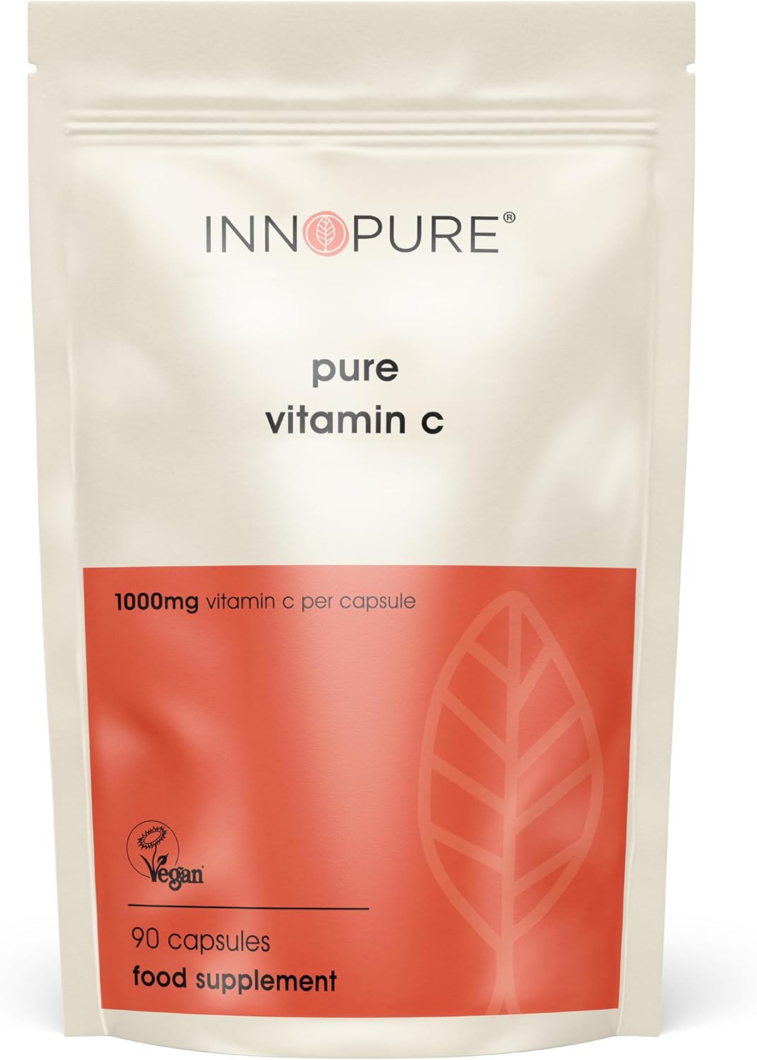 Pure Vitamin C Capsules 1000mg (No Filler or Binders) Premium Quality Supplement...