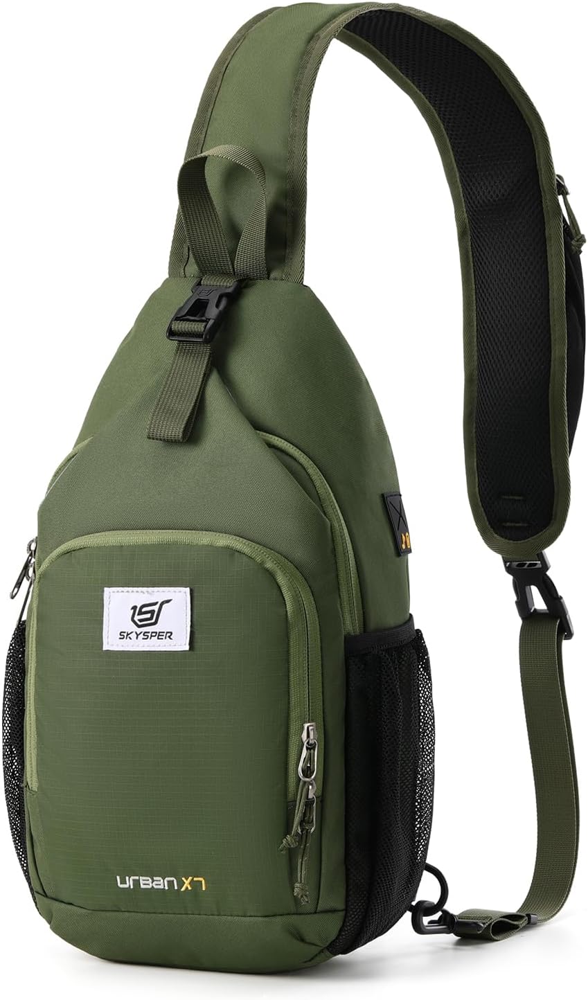 SKYSPER Sling Bag RFID Crossbody Sling Backpack Cross Body Shoulder Bag Travel H...