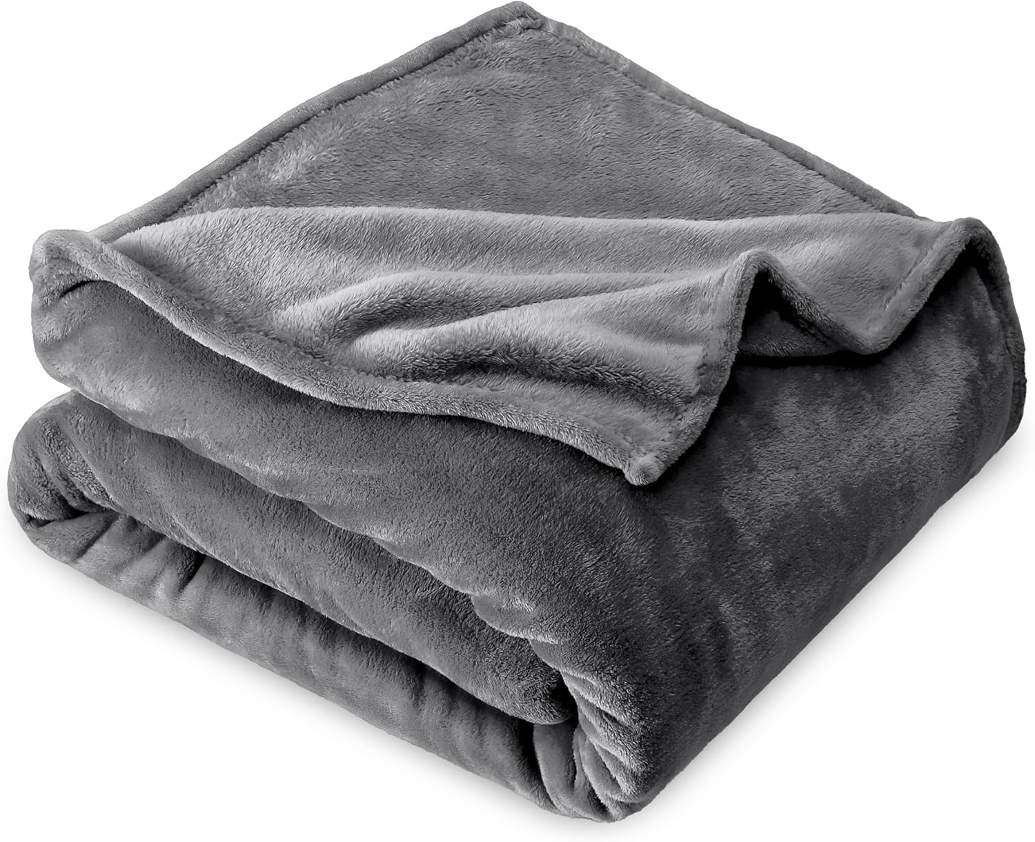 Bare Home Fleece Blanket - Full/Queen Blanket - Gr...