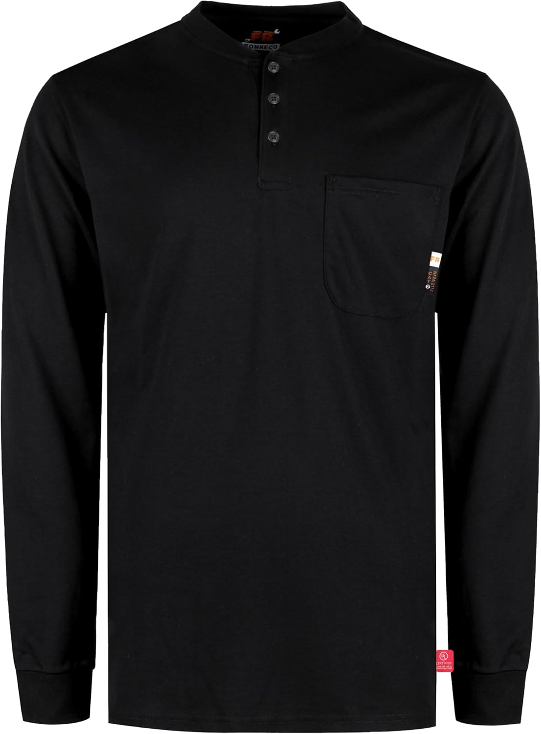 KONRECO FR Shirts for Men Flame Resistant/Fire Retardant CAT2 7oz Cotton Two Ton...