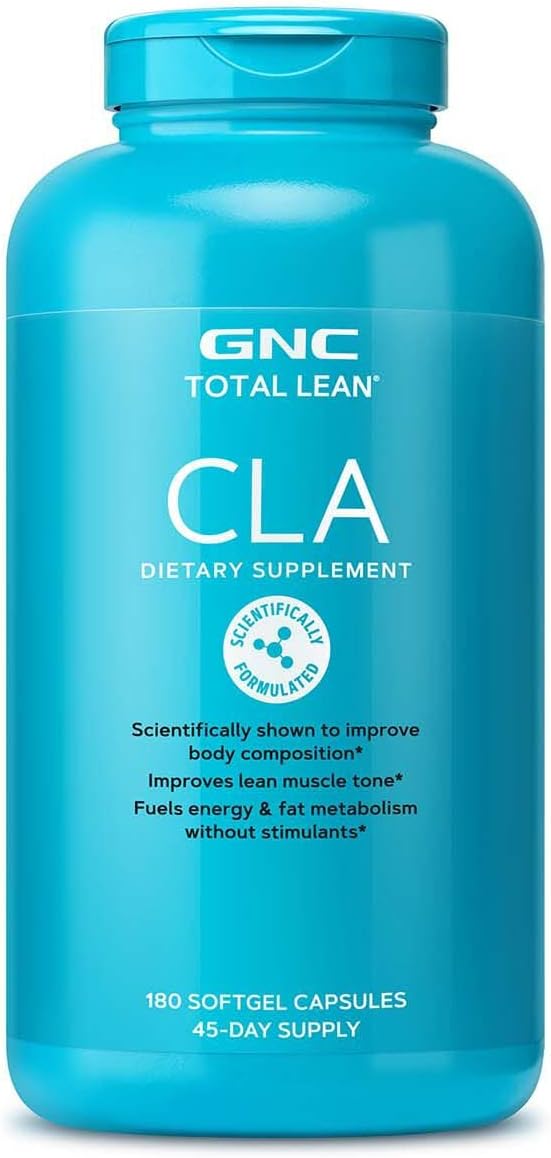 GNC Total Lean CLA | Improve Body Composition & Lean Muscle Tone, Fuels Fat Meta...