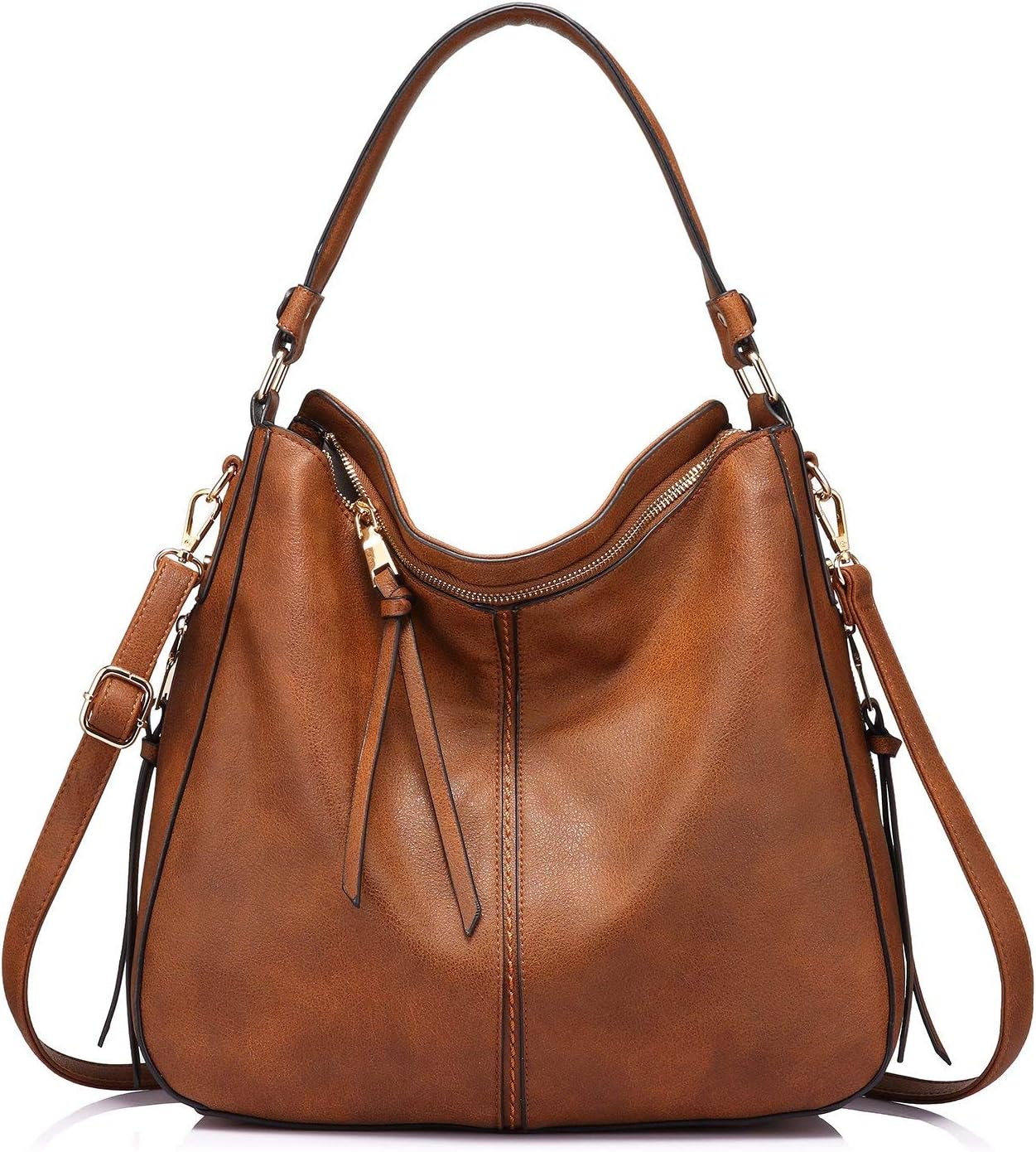 Handbags for Women Large Designer Ladies Hobo bag Bucket Purse Faux Leather Larg...