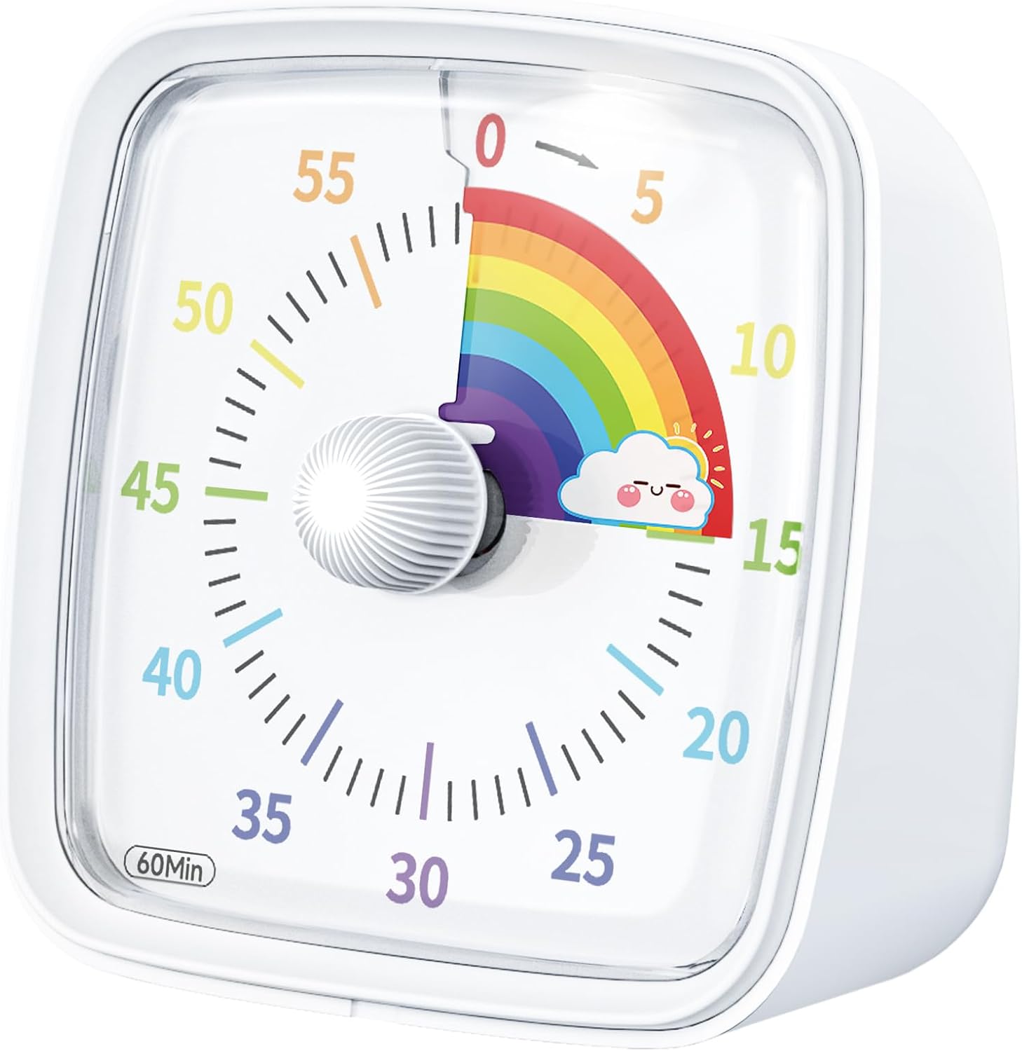 Yunbaoit Visual Timer with Night Light, 60-Minute Countdown Timer for Kids and A...