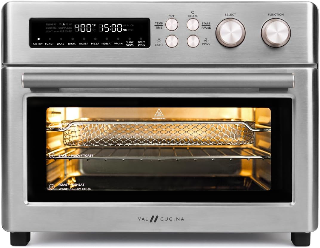 Infrared Heating Air Fryer Toaster Oven, Extra Large Countertop Convection Oven...