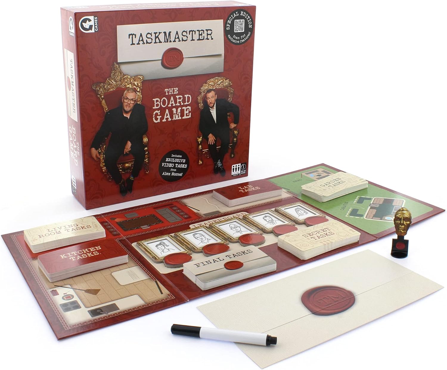 Ginger Fox Taskmaster The Board Game | Special Edition | Ultimate Gift For Fans...