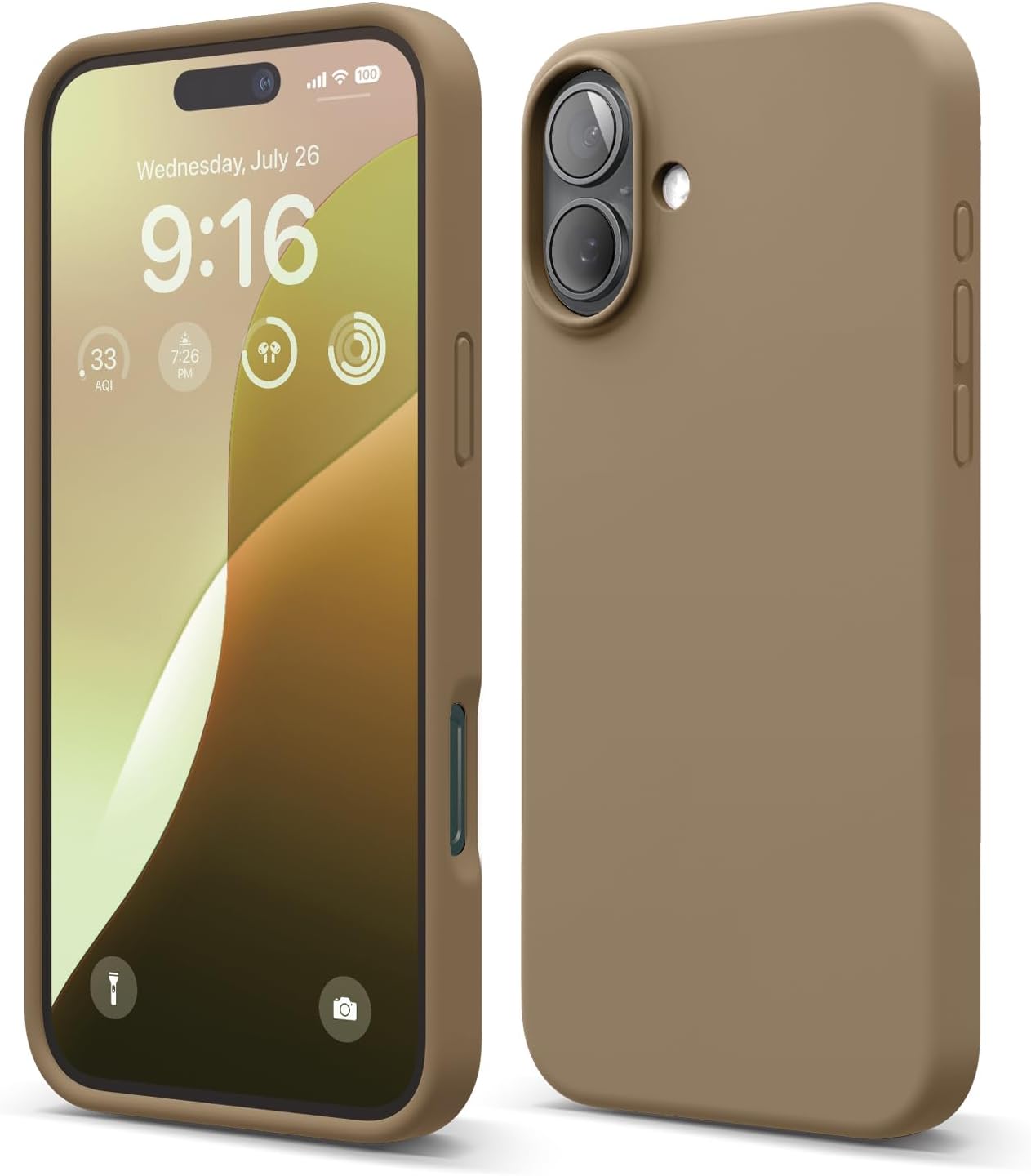 elago Compatible with iPhone 16 Plus Case, Premium Liquid Silicone Case, Full Bo...