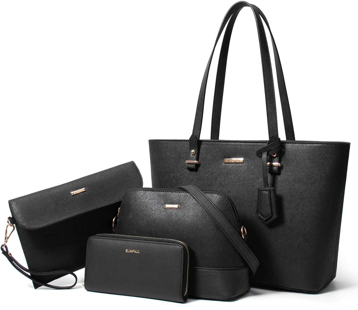 Women Fashion Handbags Wallet Tote Bag Shoulder Bag Top Handle Satchel Purse Set...