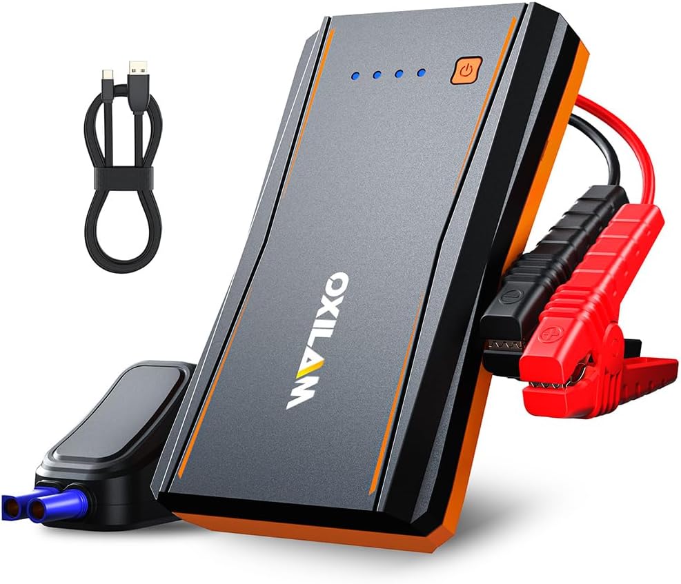OXILAM Jump Starter, 4000A Peak Car Battery Jumper...