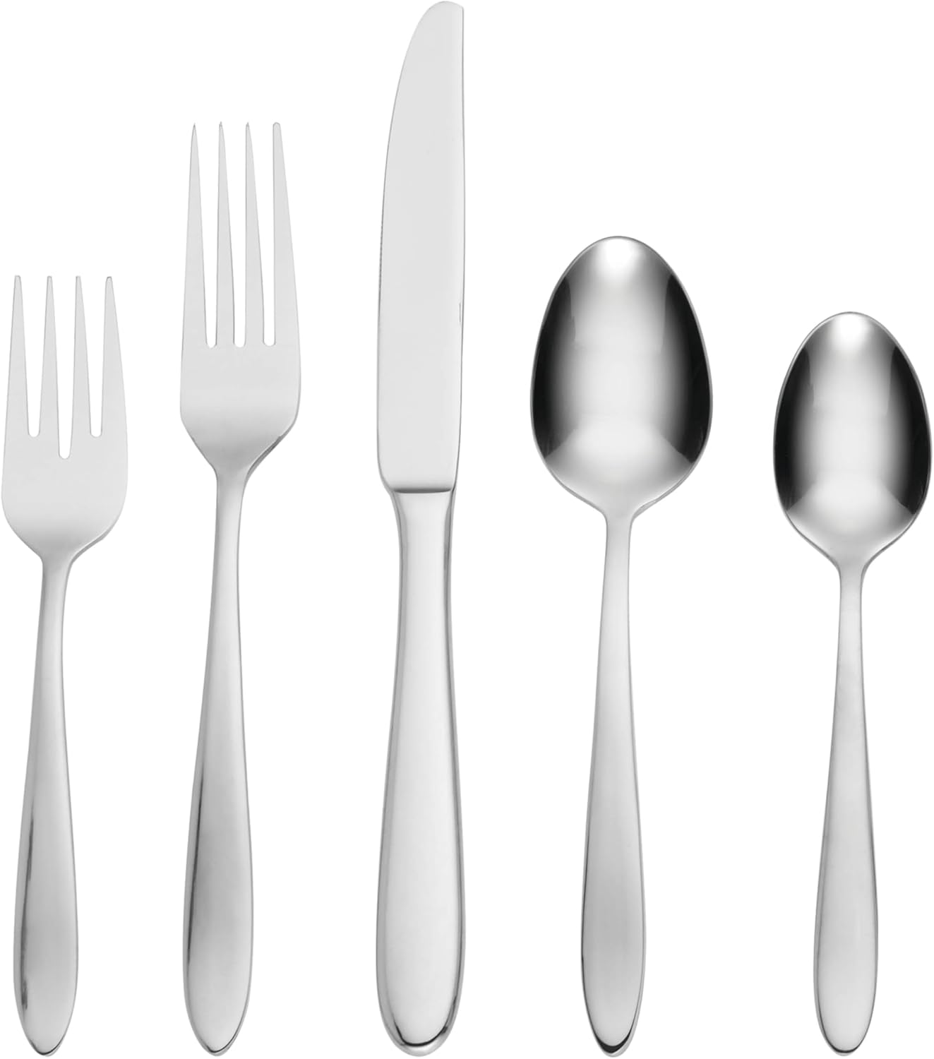 Oneida B336045A Mooncrest 45-Piece Flatware Set, Service for 8,Silver,45 Piece 4...
