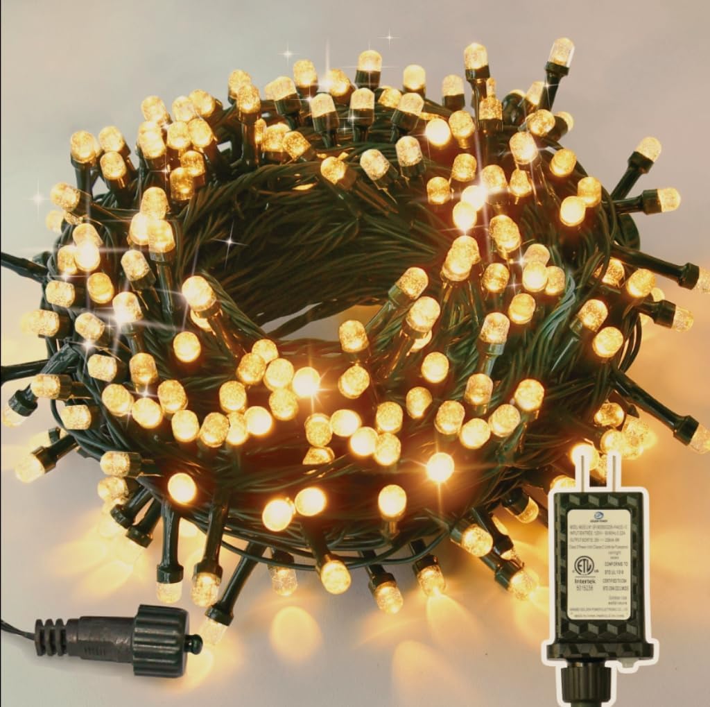 Christmas Lights, 200 LED 76FT Christmas Tree Lights, 2024 Upgraded Twinkle LED...