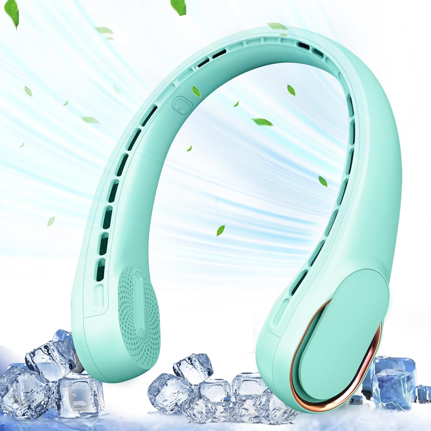 Portable Neck Fan, Neck Fans for Women, 4000 mAh Rechargeable Personal Fan,360°...