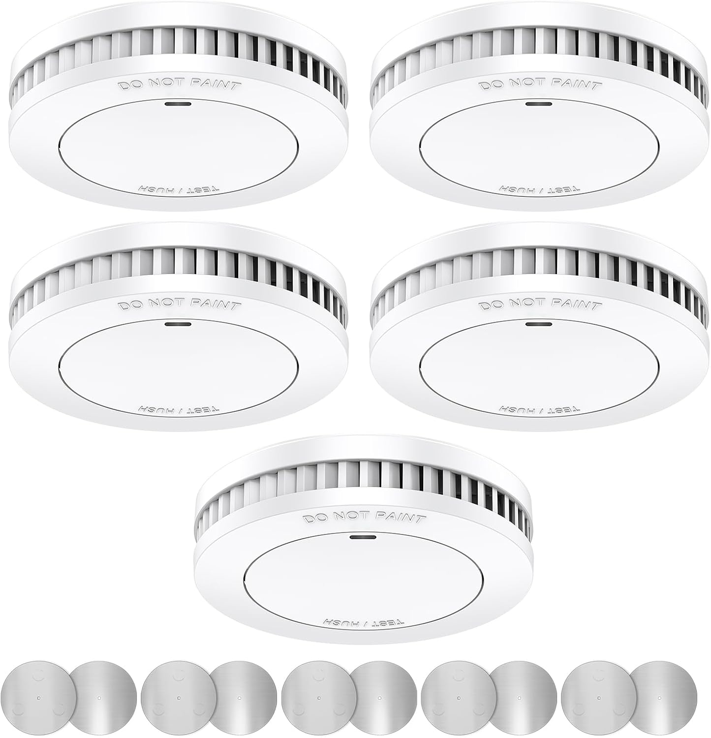 Smoke Alarm for Home,XINDUM Smoke Detectors 10 Years Battery, Fire Alarms with T...
