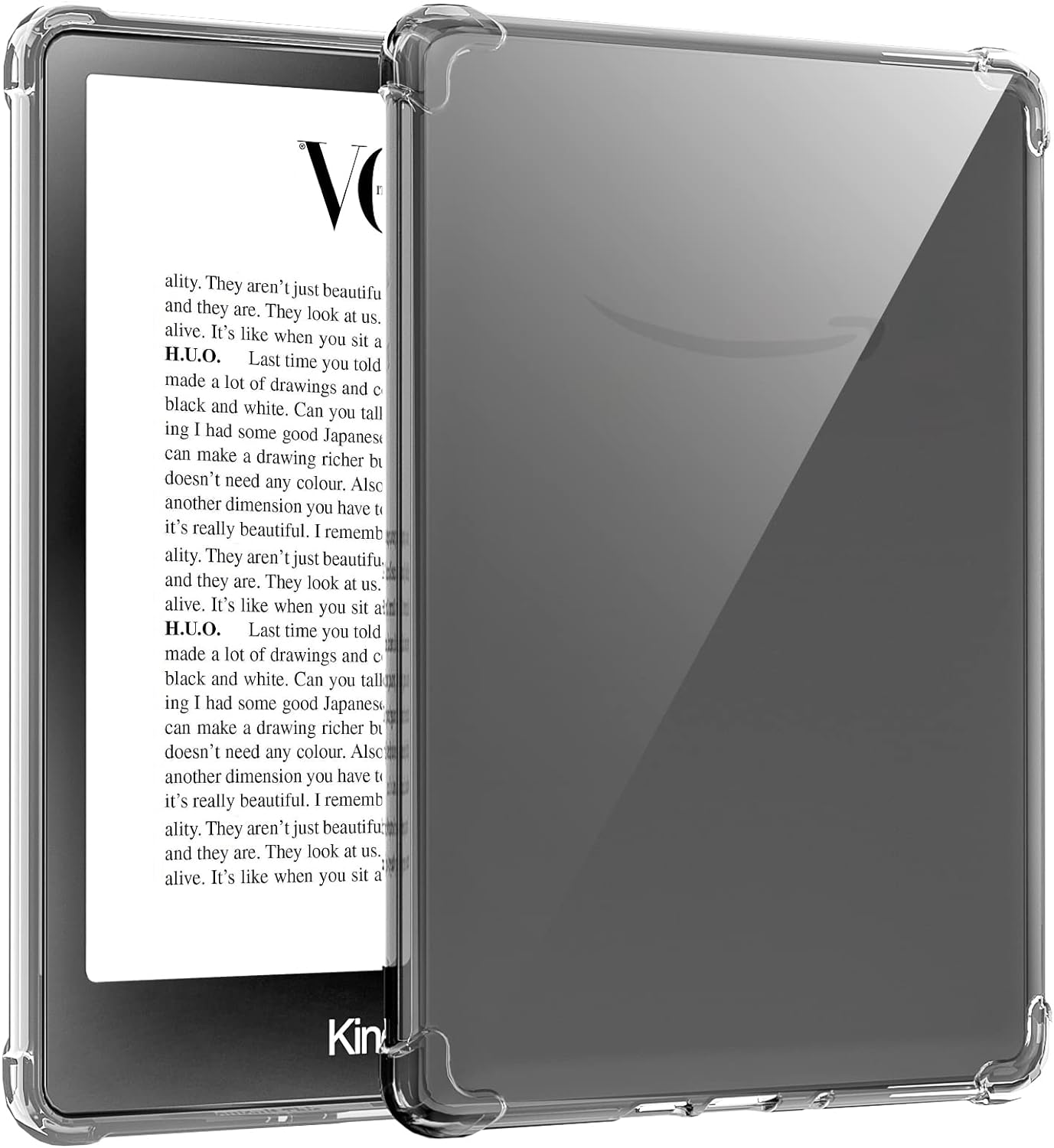 TQQ Clear Case for 6.8" Kindle Paperwhite (11th Generation-2021) and Kindle Pape...