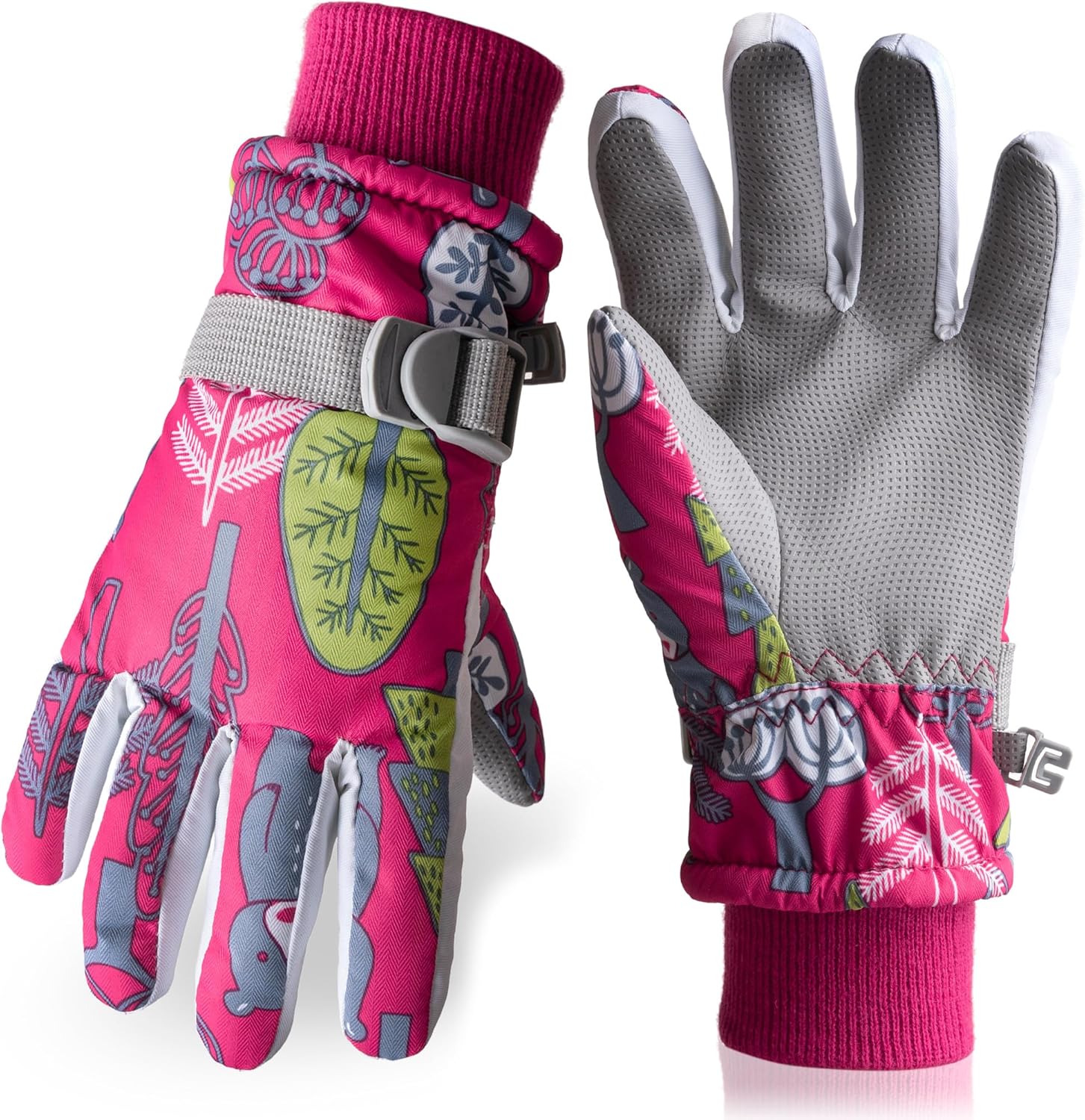 Vagasi Kids Waterproof Gloves Winter Cold Weather Fleece Lined Thermal Warm Thic...