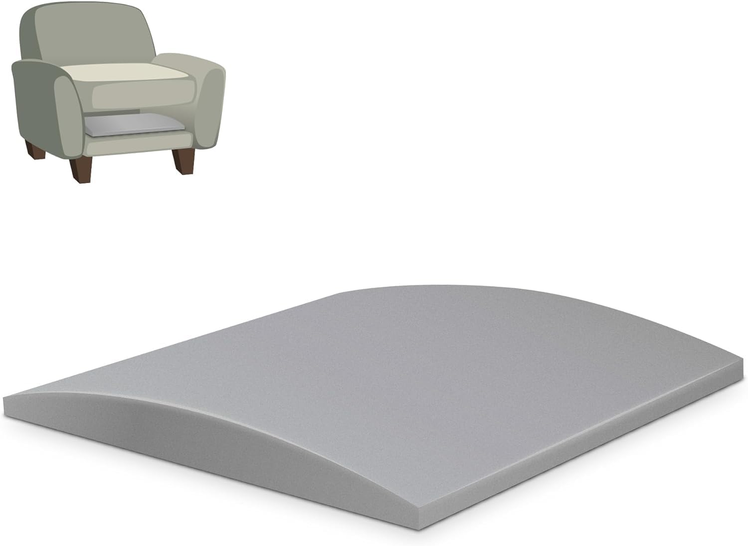 GIONAR 50 x 50cm Sofa Cushion Support, Sofa Repair Foam, Furniture Seat Support,...