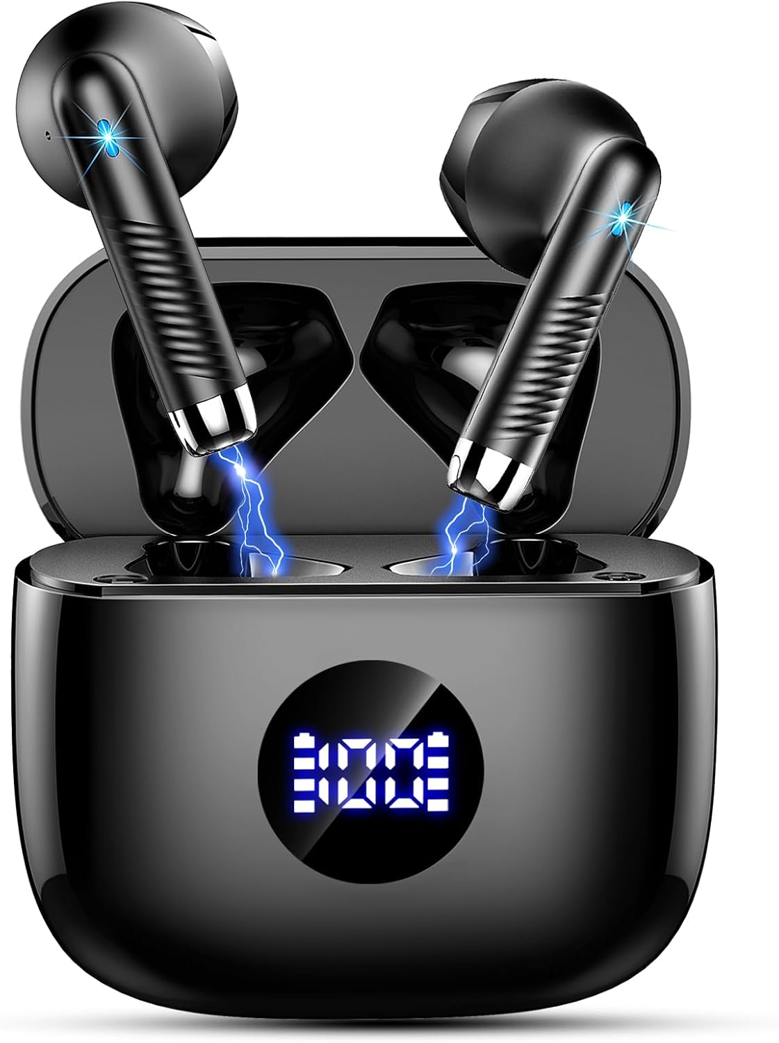 Wireless Earbuds Bluetooth 5.4 Headphones Noise Cancelling, Bluetooth Earbuds wi...
